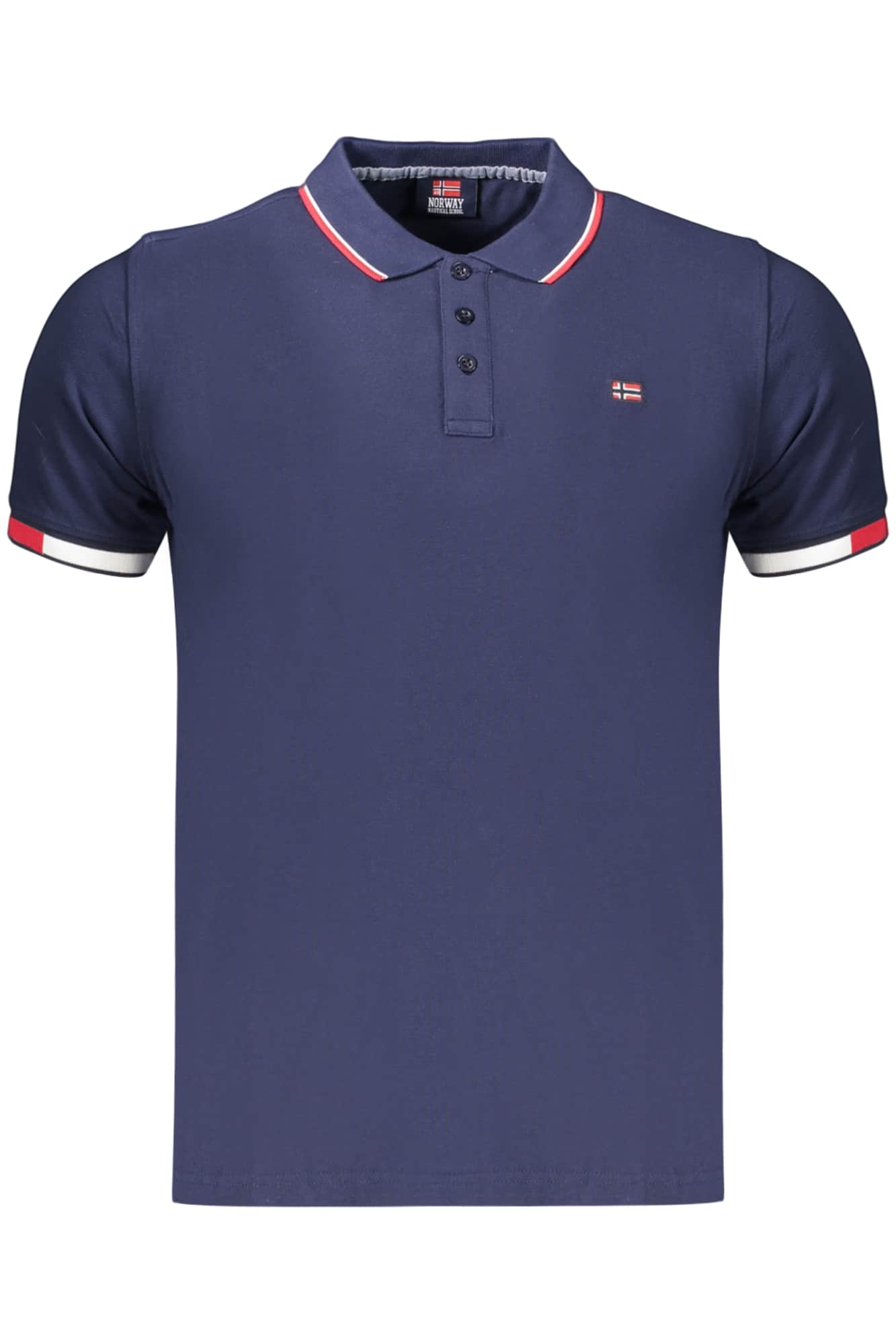 NORWAY 1963 MEN'S SHORT-SLEEVED POLO SHIRT, BLUE