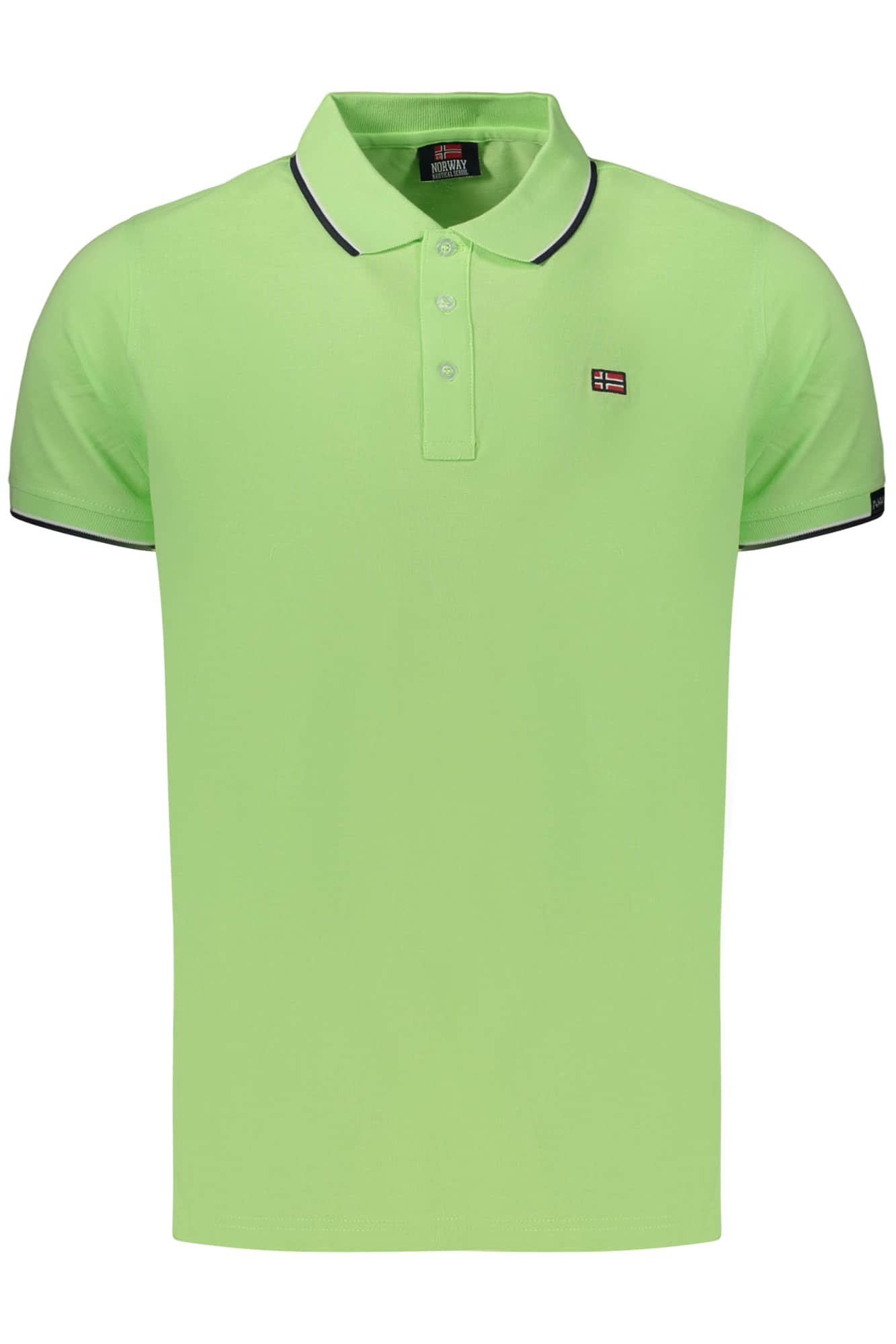 NORWAY 1963 MEN'S SHORT-SLEEVED POLO SHIRT, GREEN