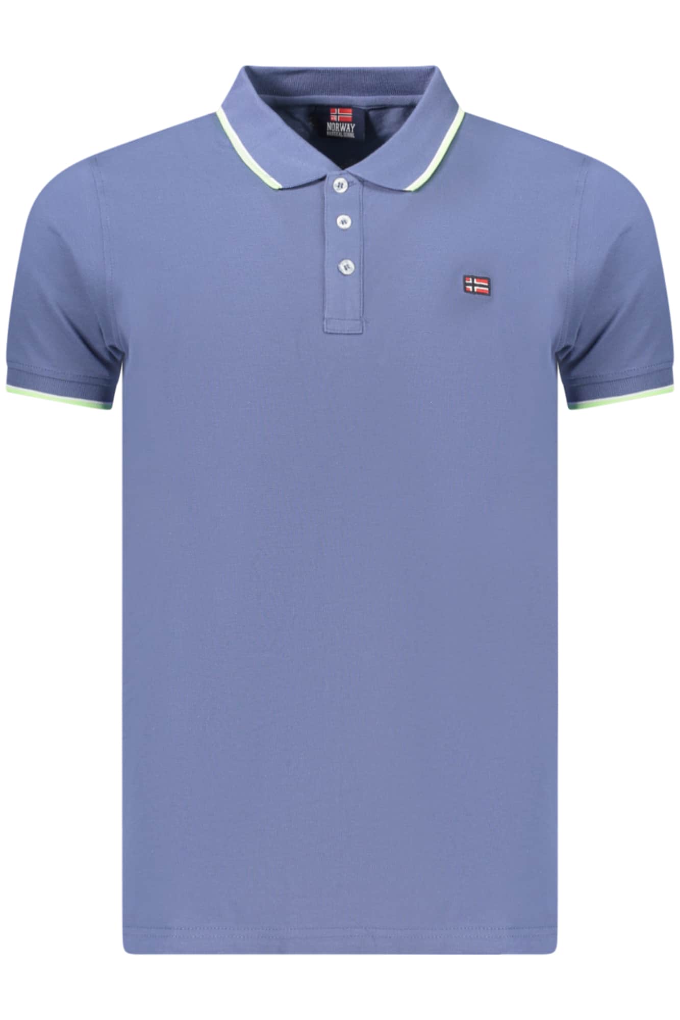 NORWAY 1963 MEN'S SHORT-SLEEVED POLO SHIRT, BLUE