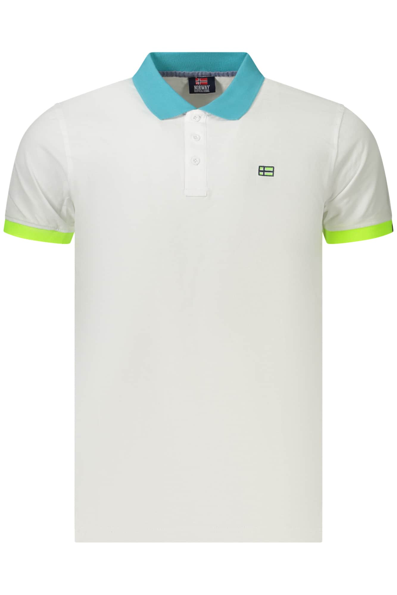 NORWAY 1963 MEN'S SHORT-SLEEVED POLO SHIRT WHITE