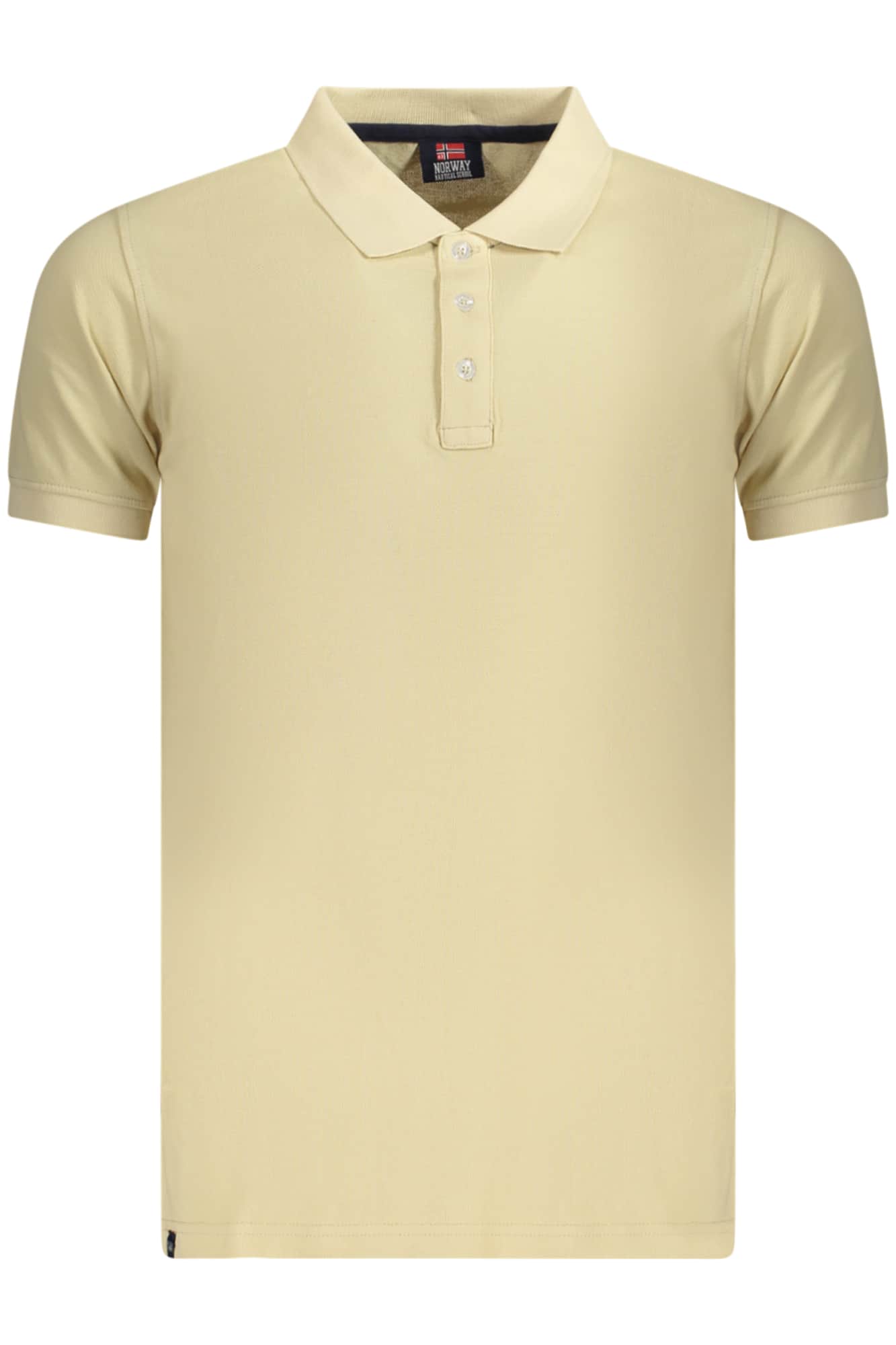 NORWAY 1963 MEN'S SHORT-SLEEVE POLO SHIRT, BEIGE