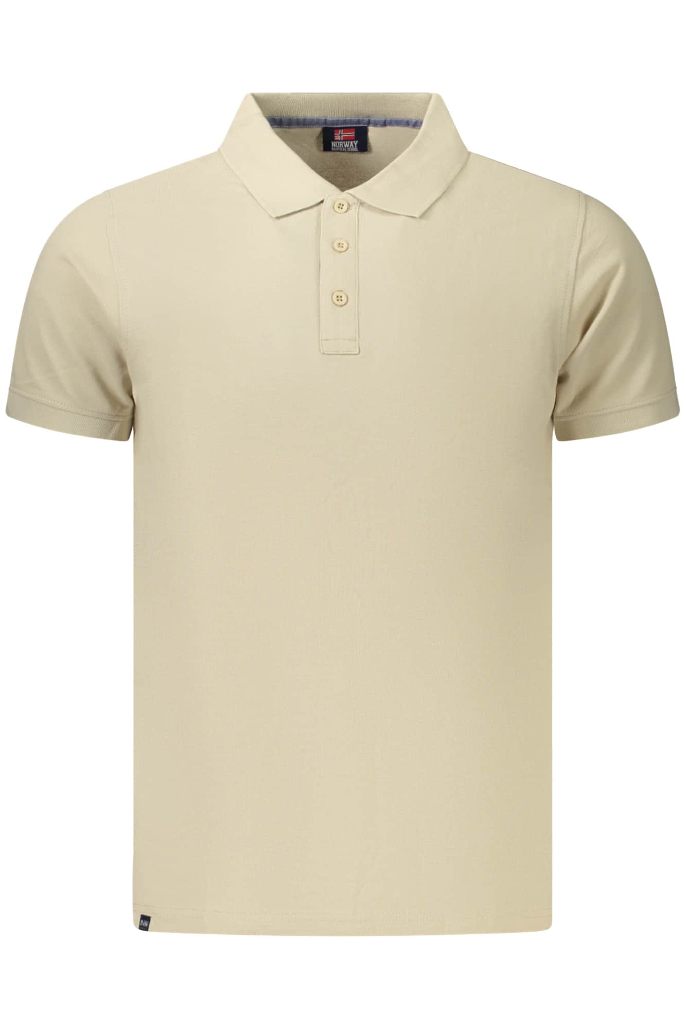 NORWAY 1963 MEN'S SHORT-SLEEVE POLO SHIRT, BEIGE