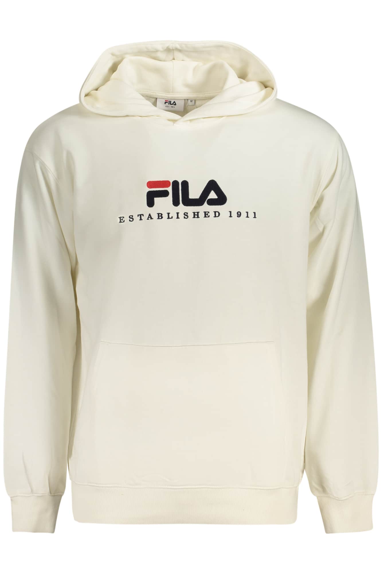 FILA MEN'S WHITE ZIP-UP SWEATSHIRT