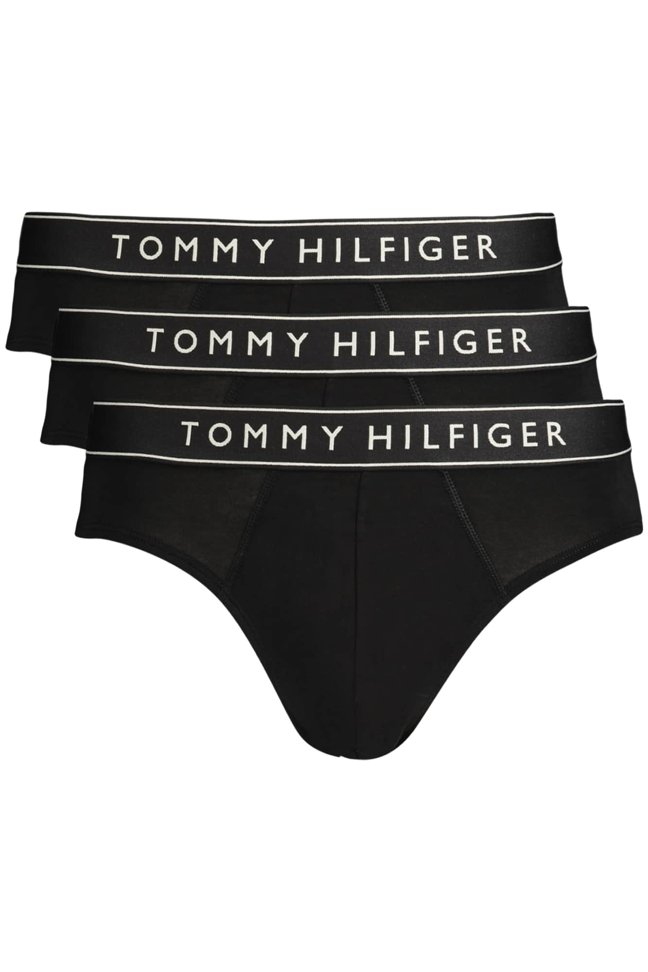 TOMMY HILFIGER MEN'S BLACK BRIEFS