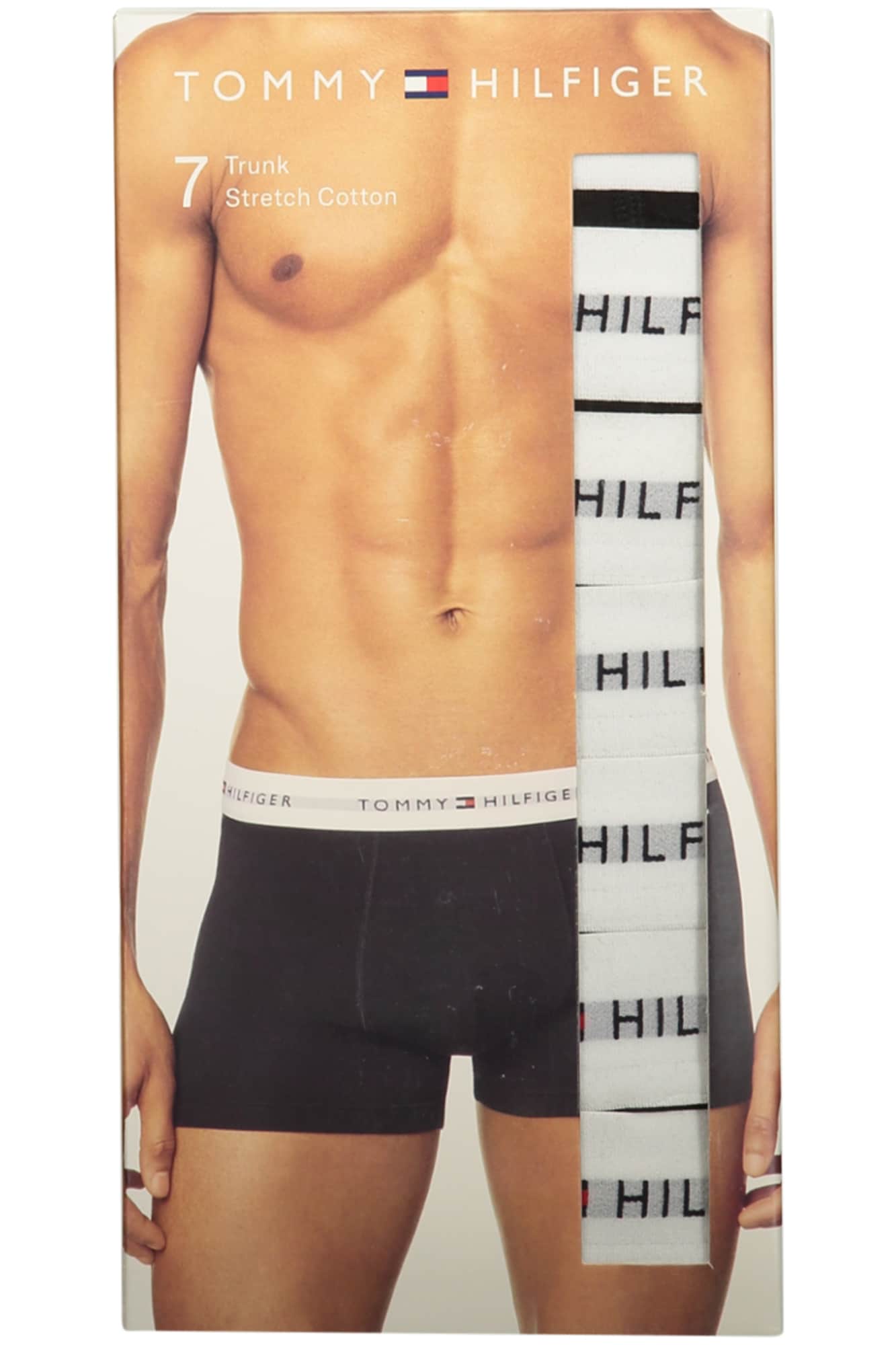 TOMMY HILFIGER MEN'S BLACK BOXER