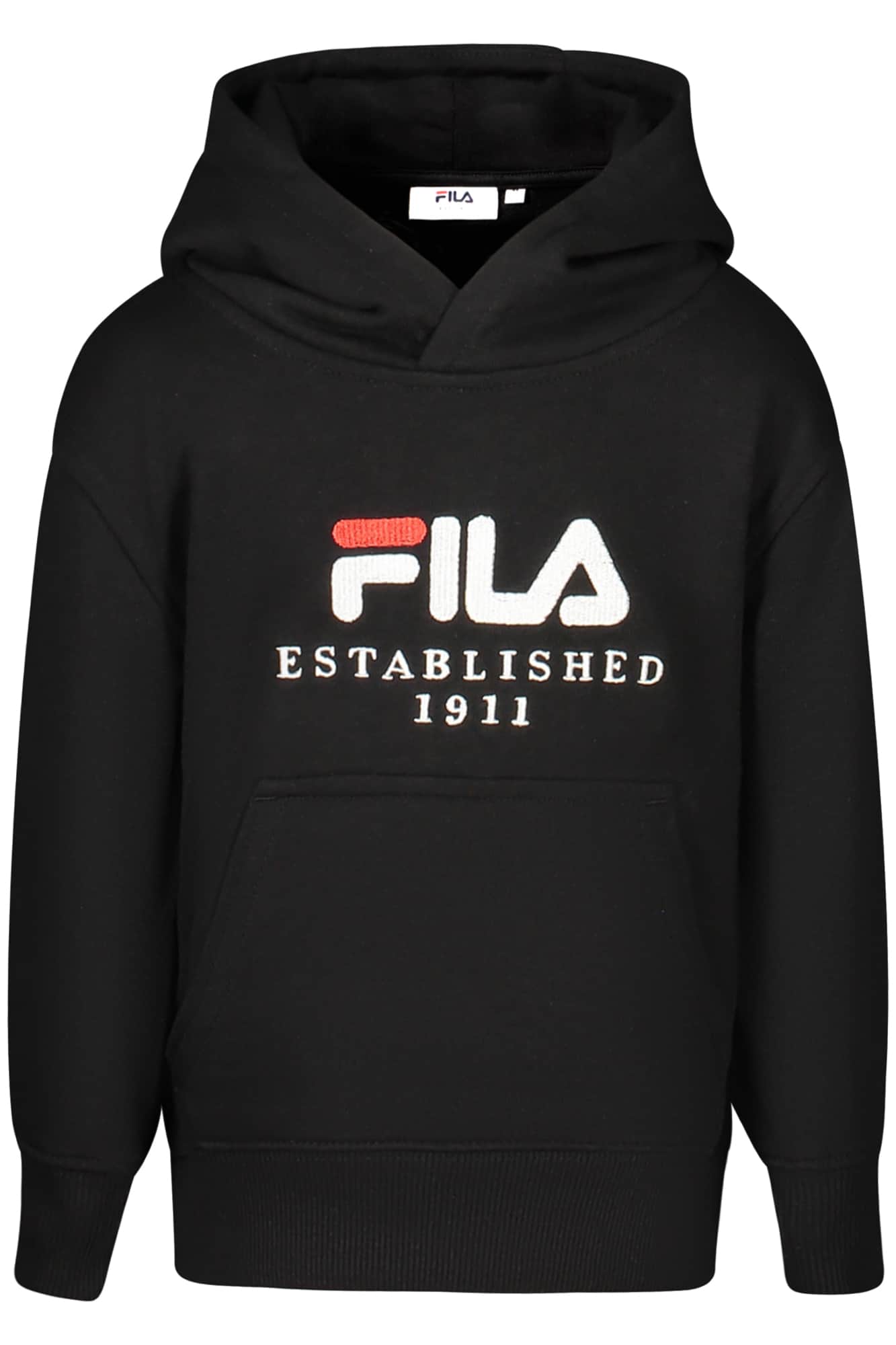 FILA KIDS' BLACK ZIP-UP SWEATSHIRT