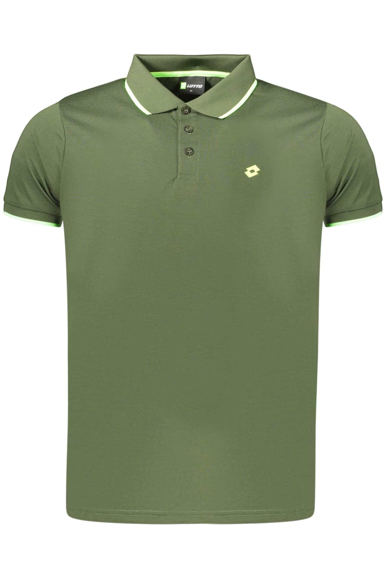 LOTTO MEN'S SHORT-SLEEVED POLO SHIRT GREEN