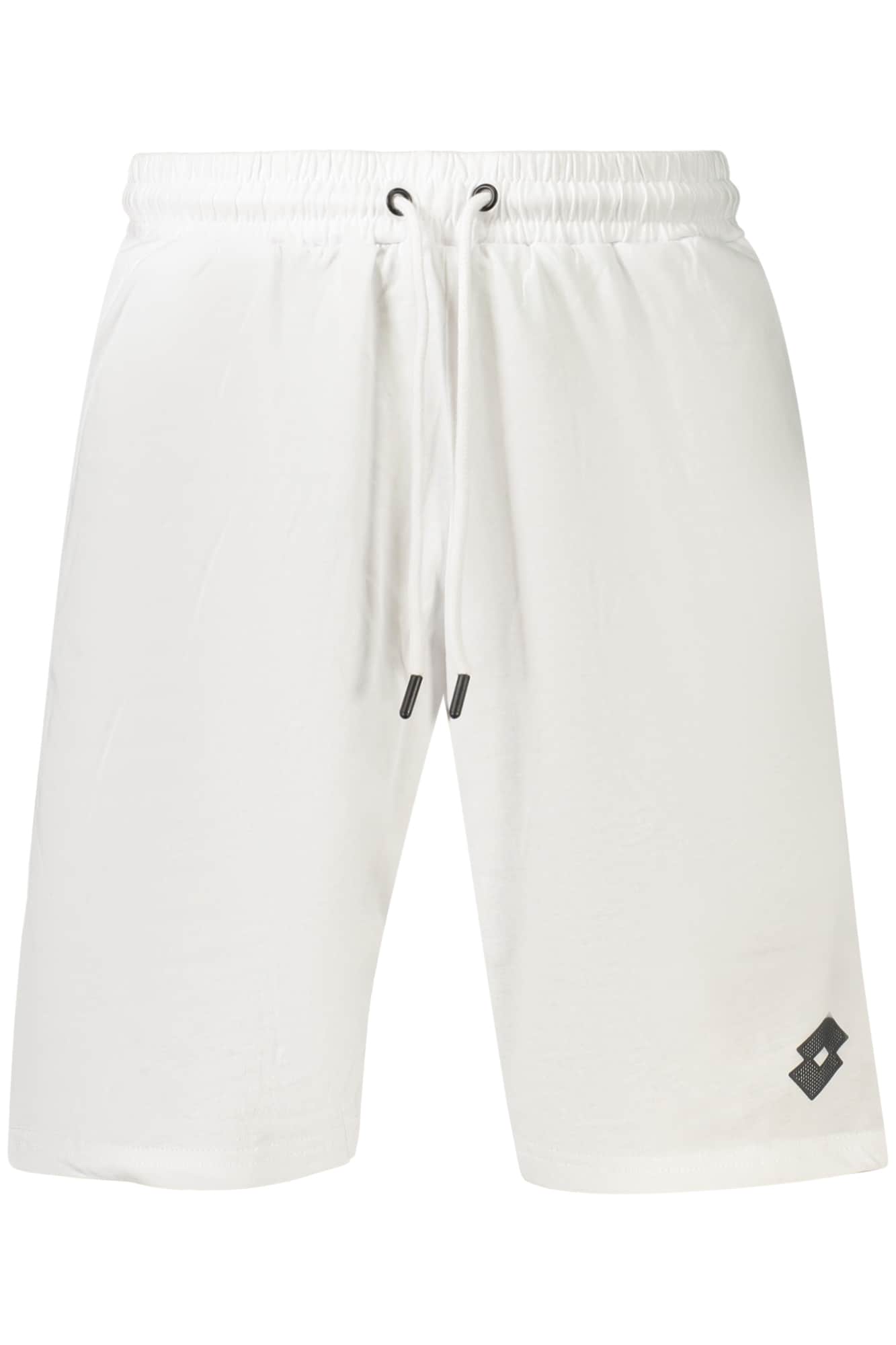 LOTTO MEN'S WHITE BERMUDA TROUSERS