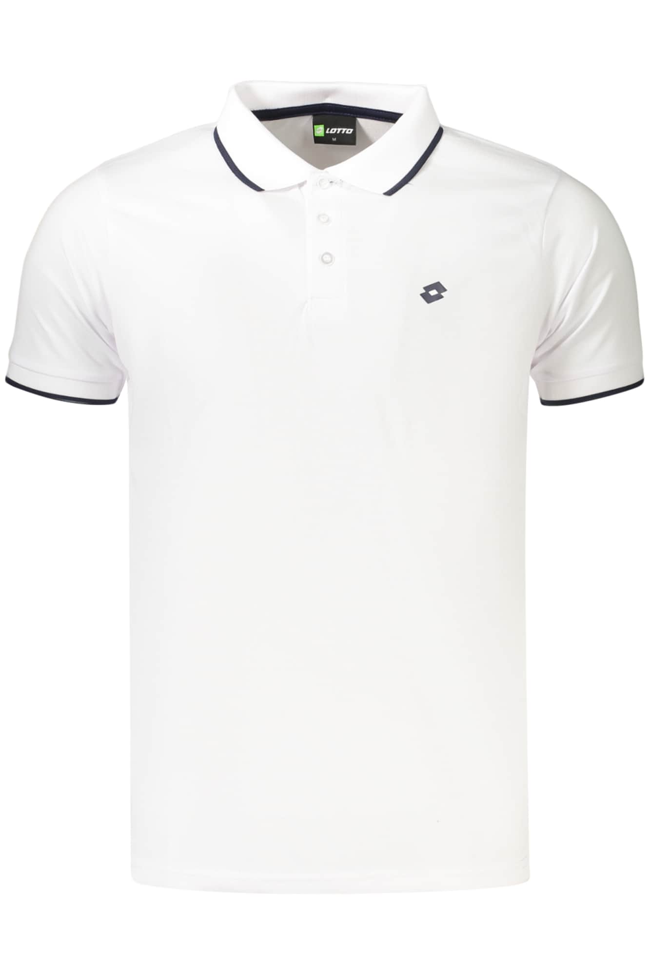 LOTTO MEN'S SHORT-SLEEVED POLO SHIRT WHITE