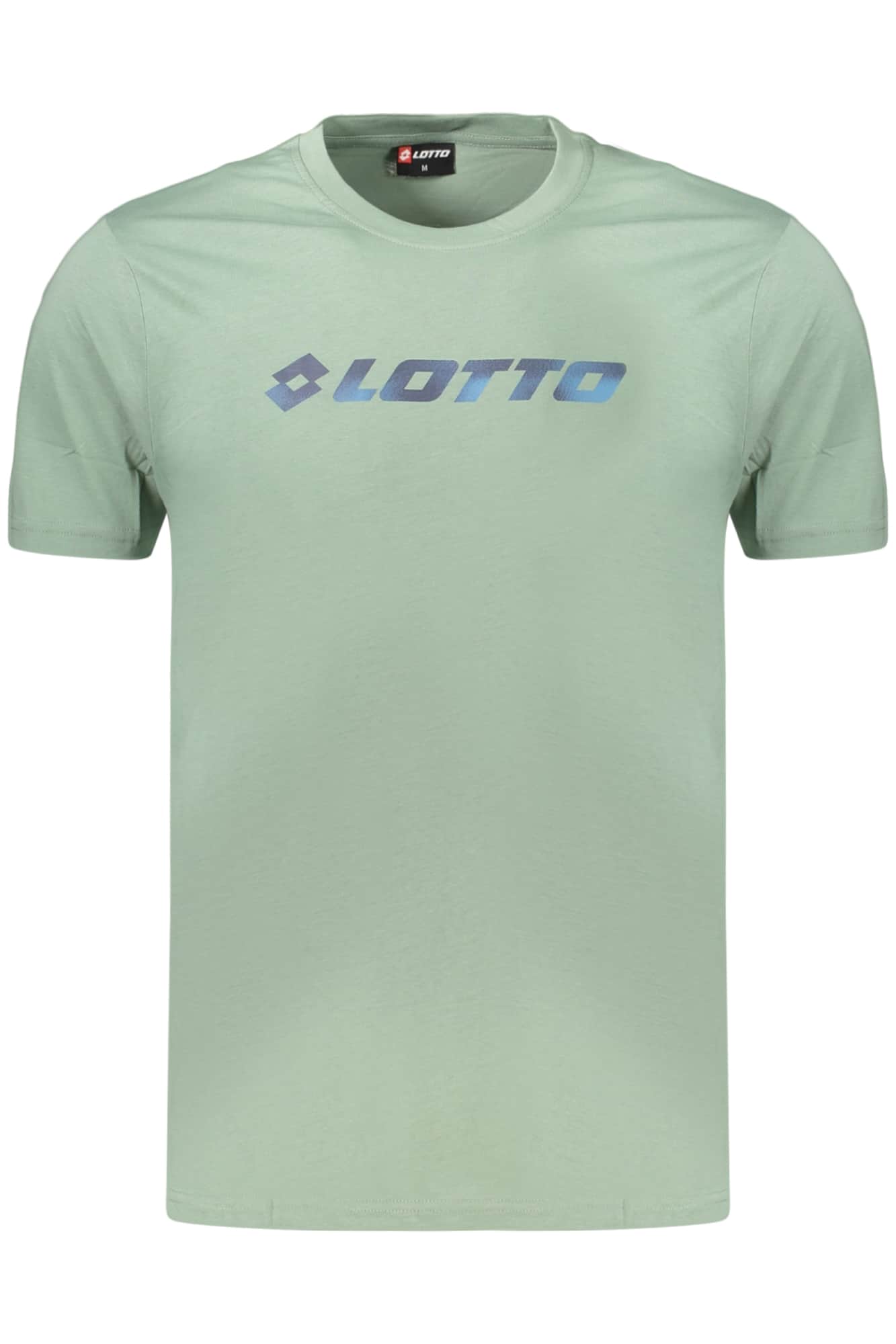 LOTTO MEN'S SHORT-SLEEVED GREEN T-SHIRT