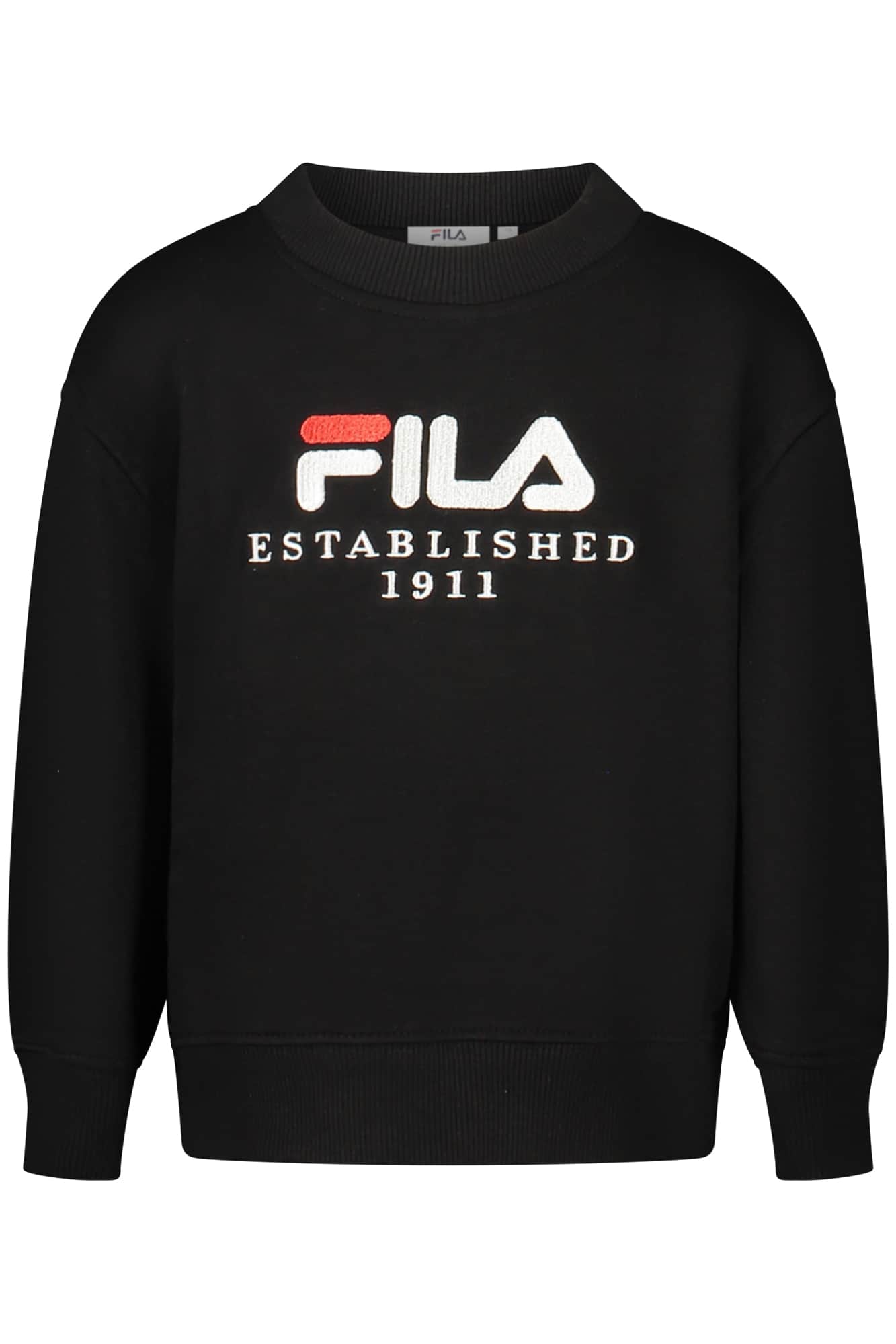 FILA KIDS' BLACK ZIP-UP SWEATSHIRT