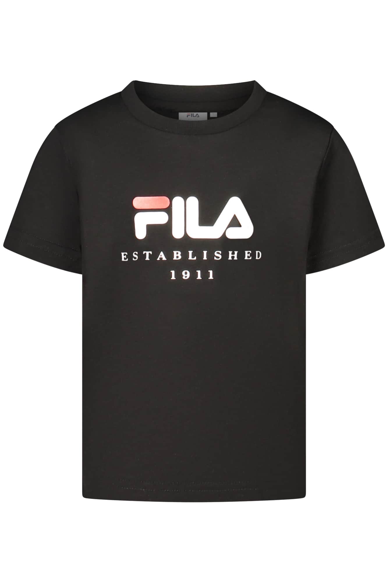 FILA SHORT-SLEEVED T-SHIRT FOR GIRLS, BLACK
