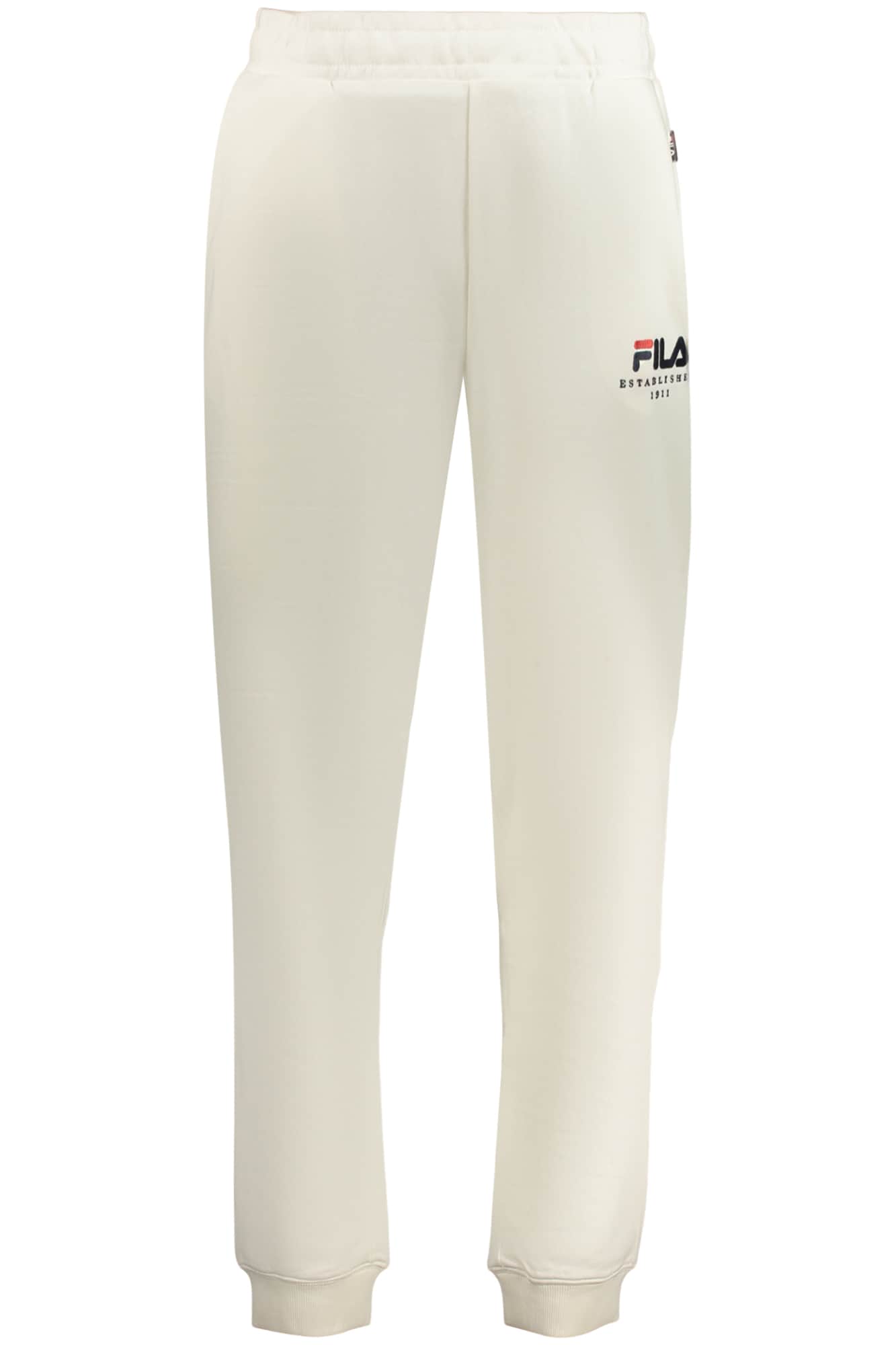 FILA MEN'S LONG WHITE TRACKSUIT PANTS
