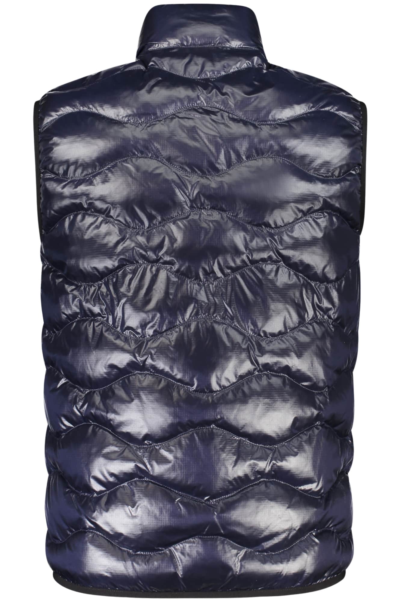 BLAUER APPAREL MEN'S BLUE SLEEVELESS JACKET