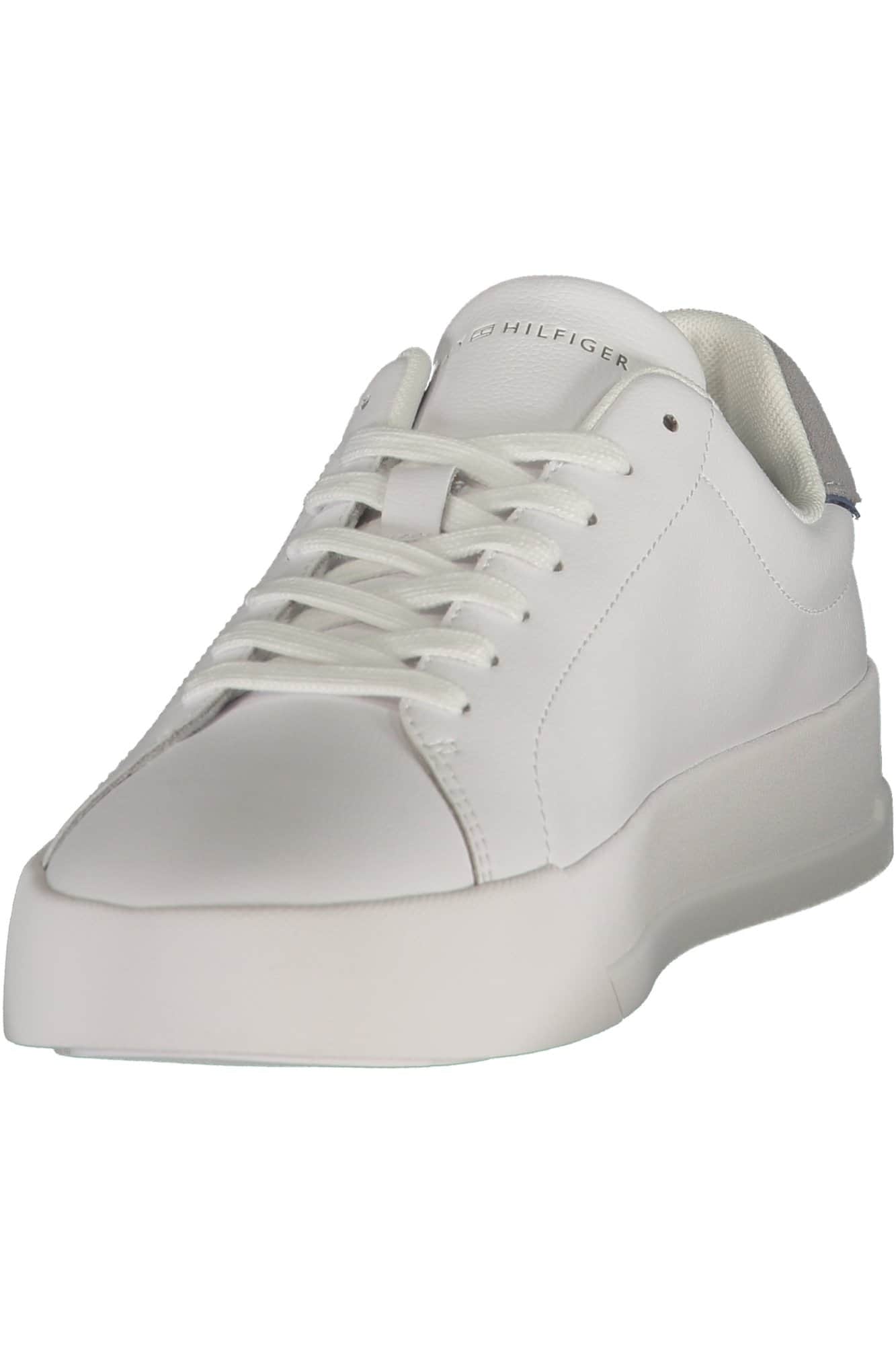 TOMMY HILFIGER MEN'S WHITE SPORTS SHOES