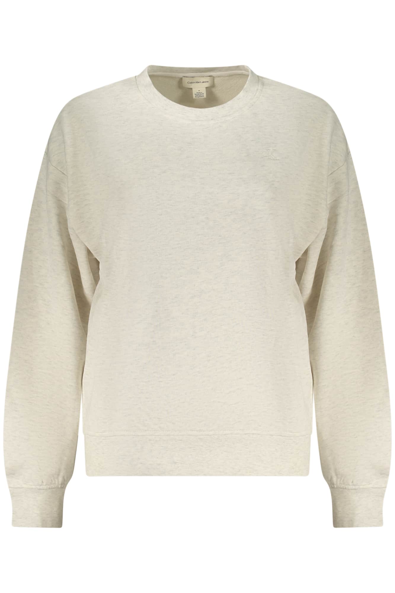 CALVIN KLEIN WOMEN'S GRAY ZIP-UP SWEATSHIRT