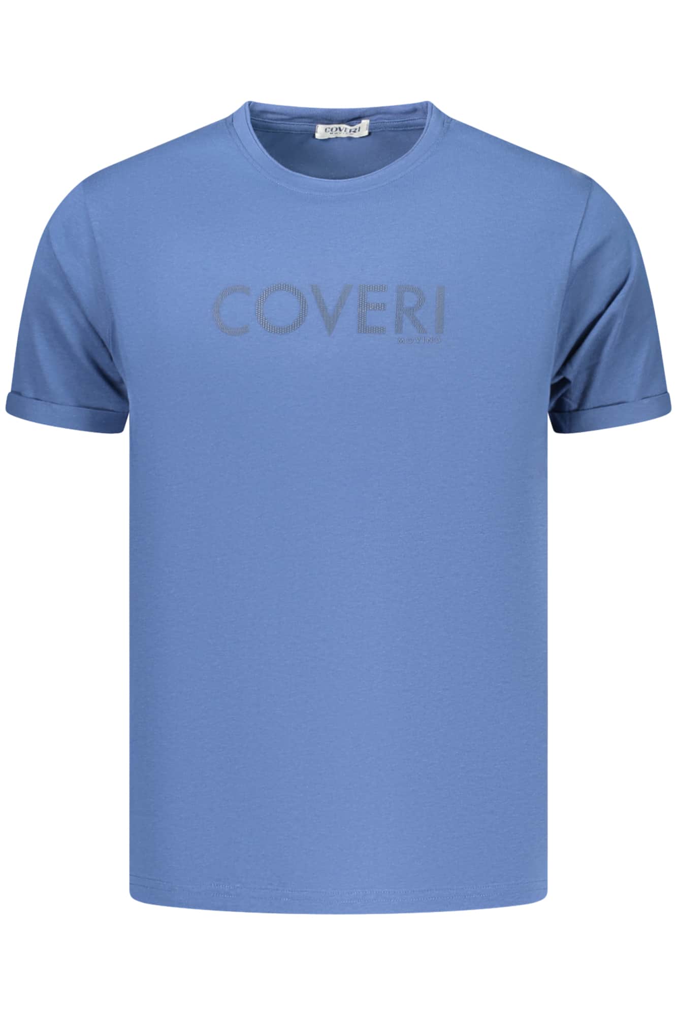 COVERI MOVING MEN'S SHORT-SLEEVE T-SHIRT, BLUE