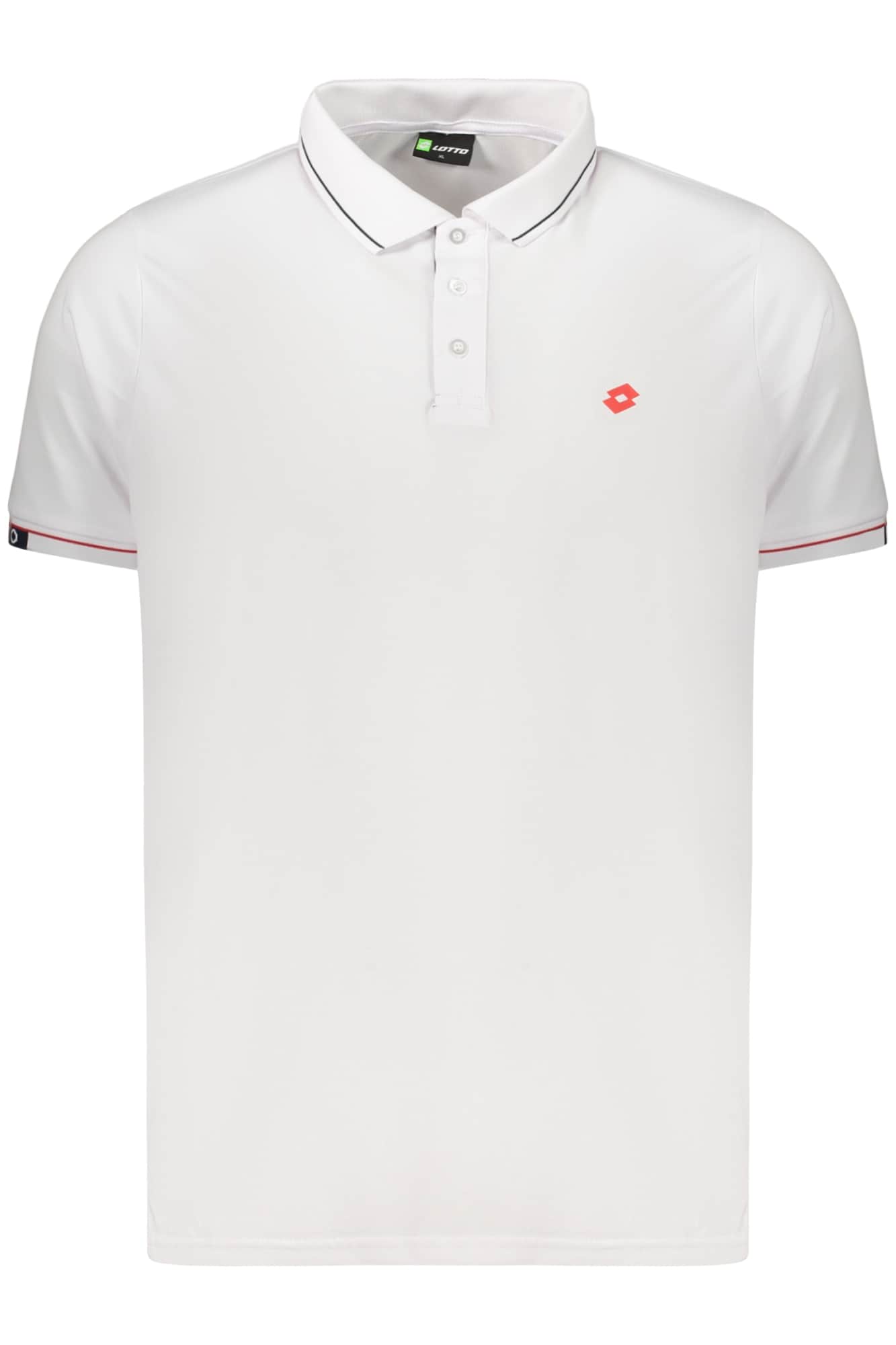 LOTTO MEN'S SHORT-SLEEVED POLO SHIRT WHITE