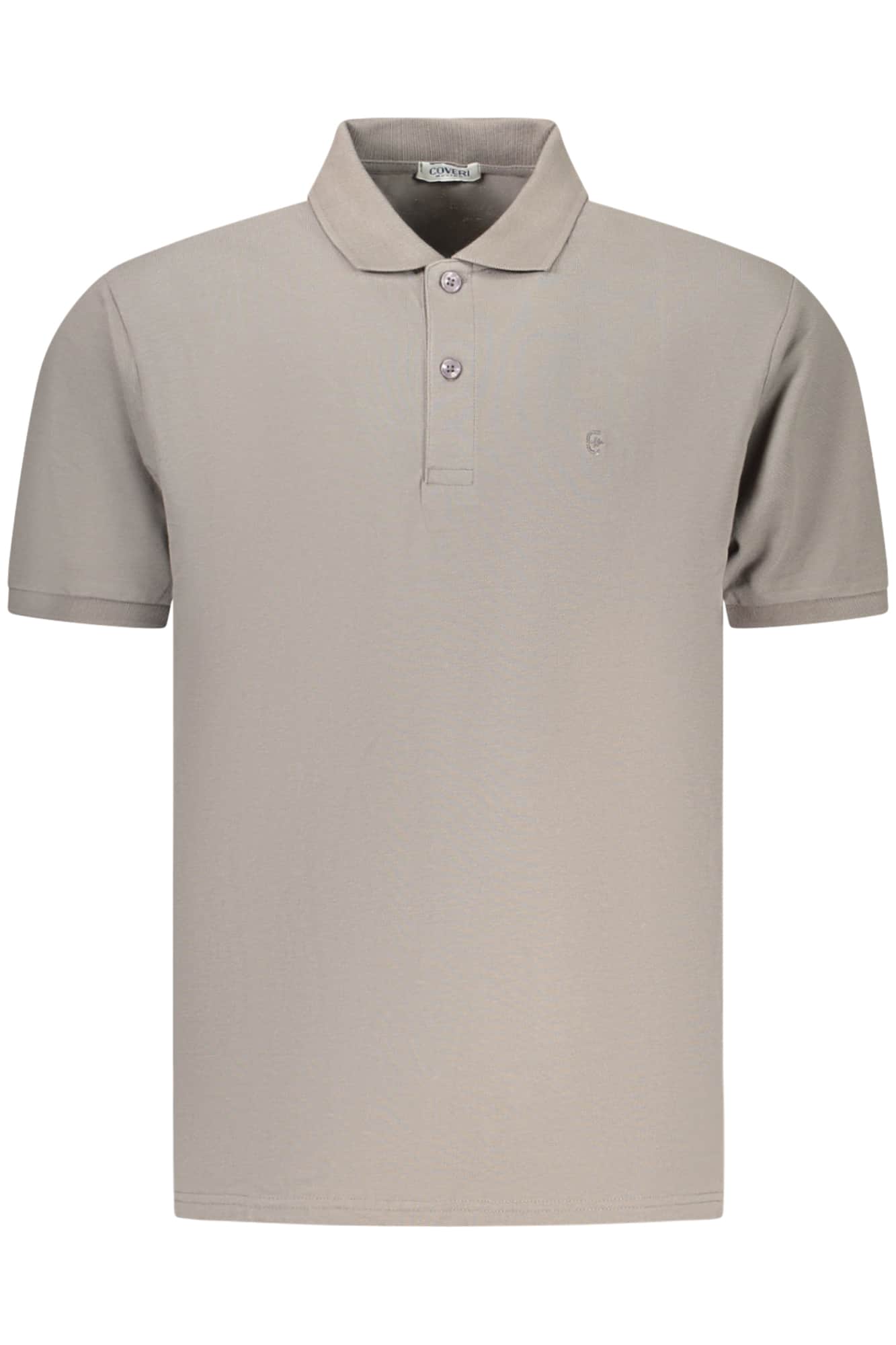 COVERI MOVING MEN'S SHORT-SLEEVE POLO SHIRT, GREY