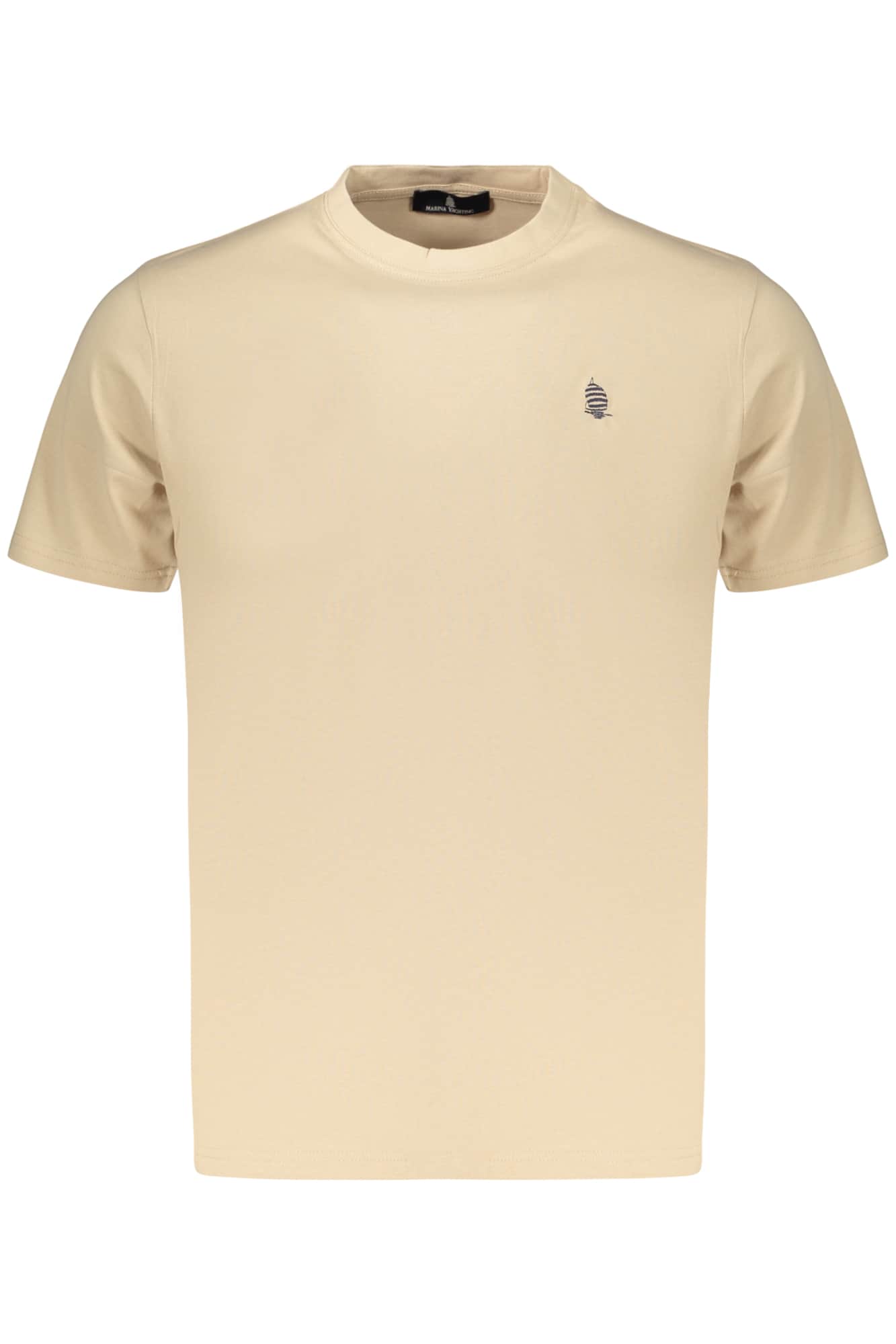 MARINA YACHTING HEREN KORTE MOUW T-SHIRT WIT