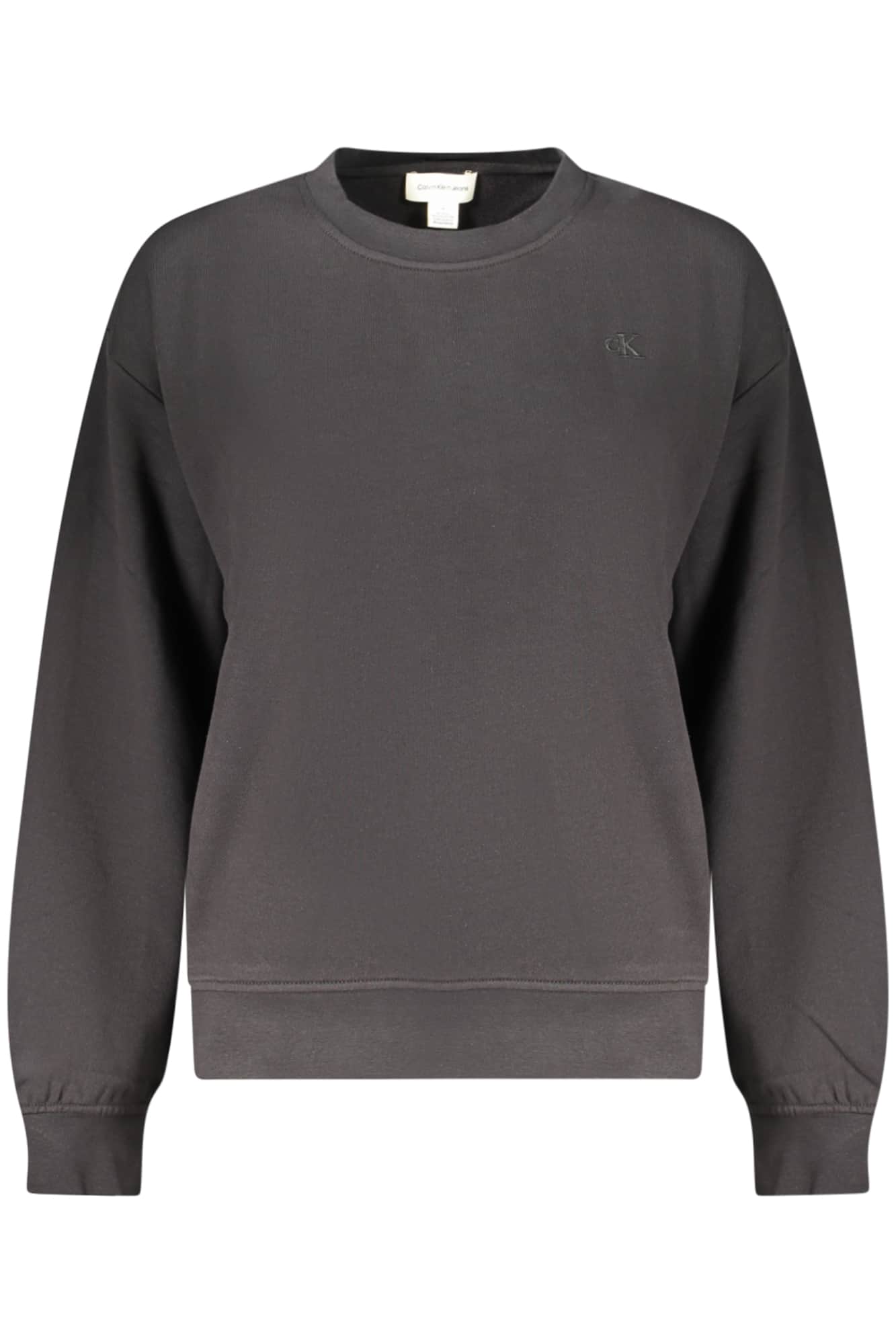 CALVIN KLEIN WOMEN'S BLACK ZIP-UP SWEATSHIRT