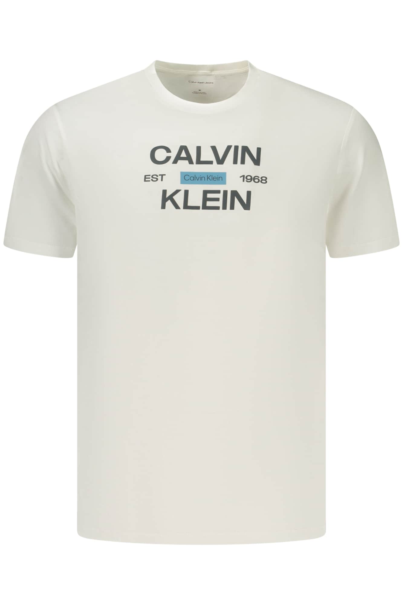 CALVIN KLEIN MEN'S SHORT-SLEEVE T-SHIRT WHITE