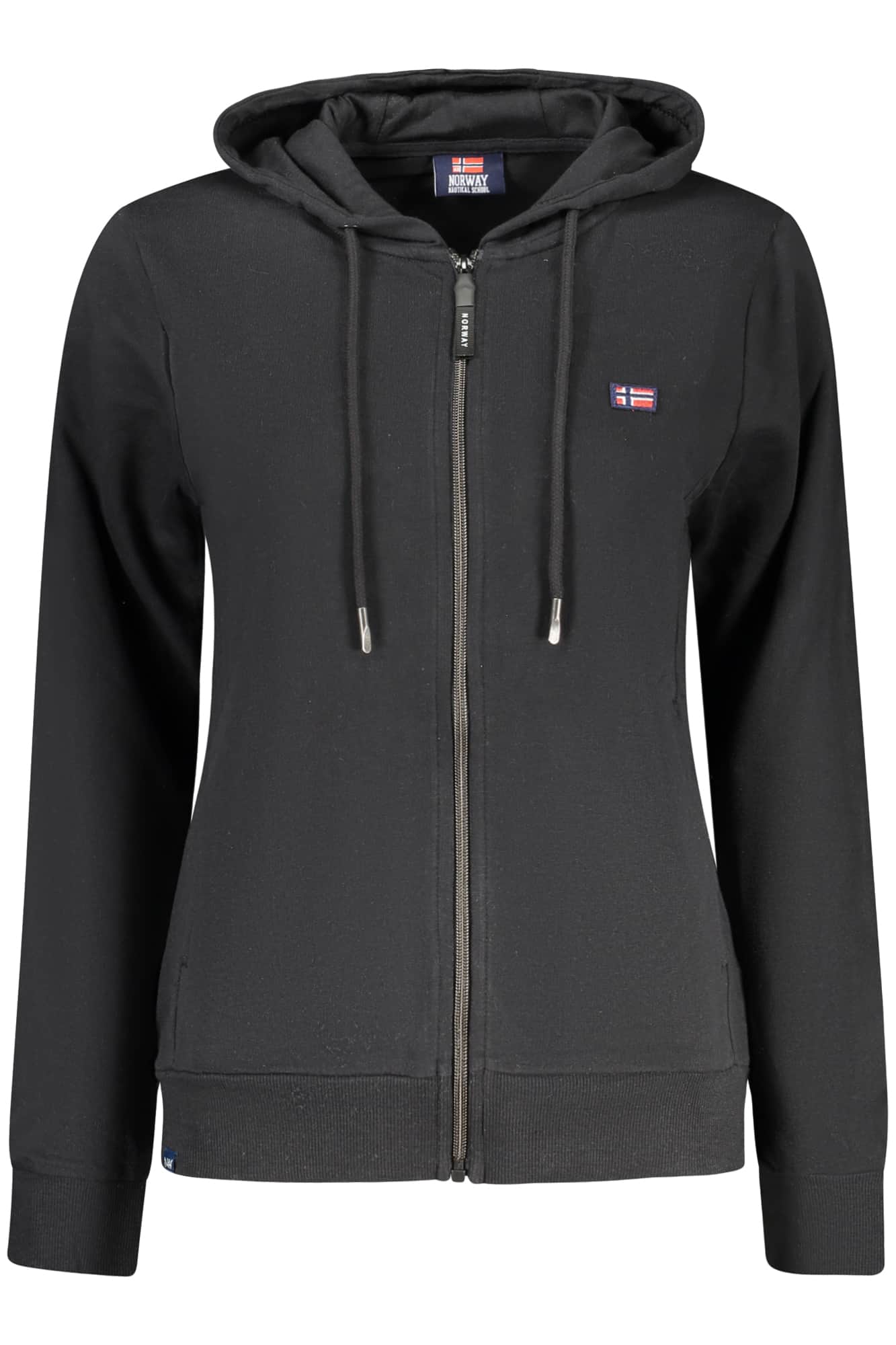 NORWAY 1963 WOMEN'S BLACK ZIP-UP SWEATSHIRT