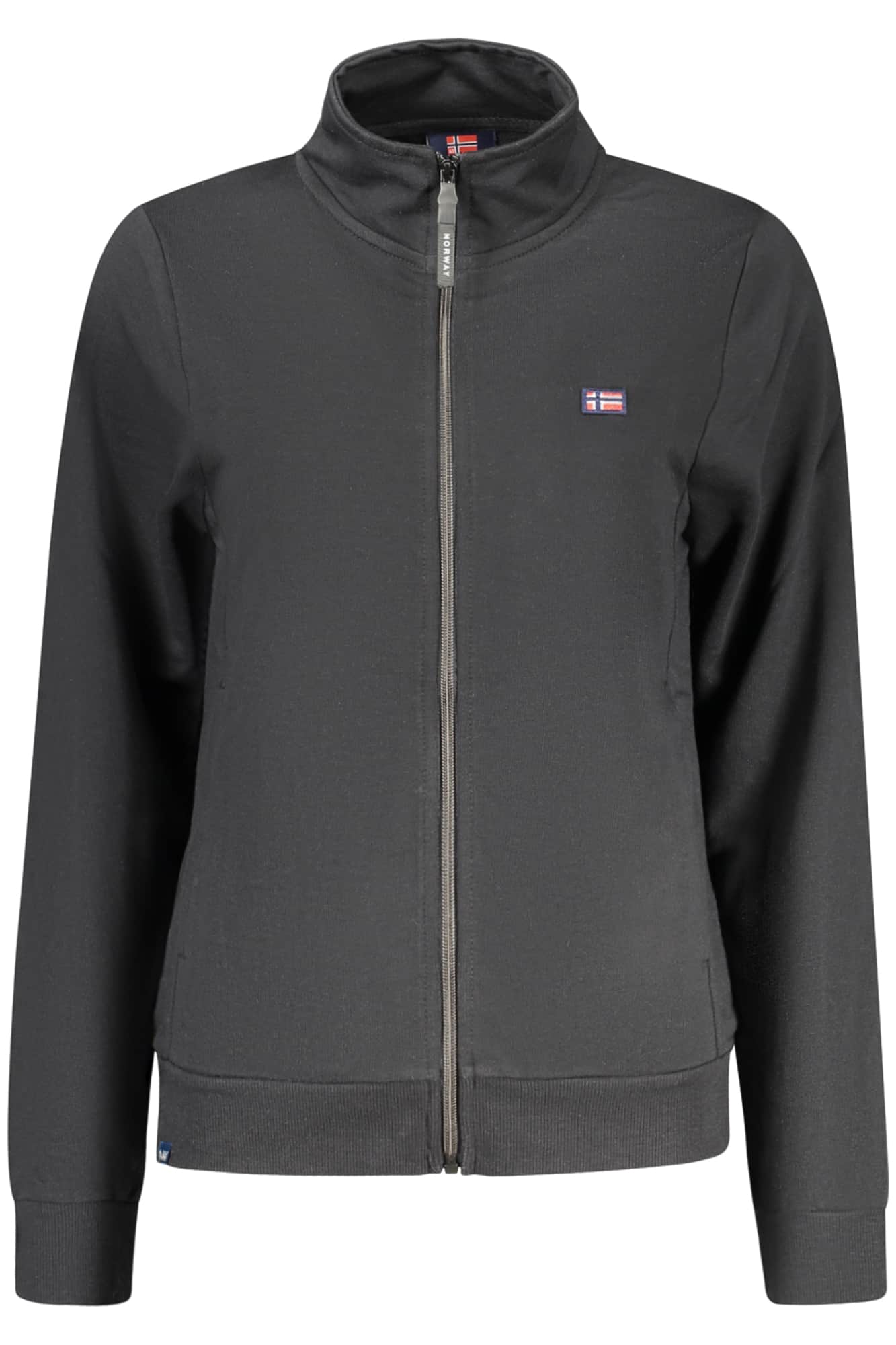 NORWAY 1963 WOMEN'S BLACK ZIP-UP SWEATSHIRT