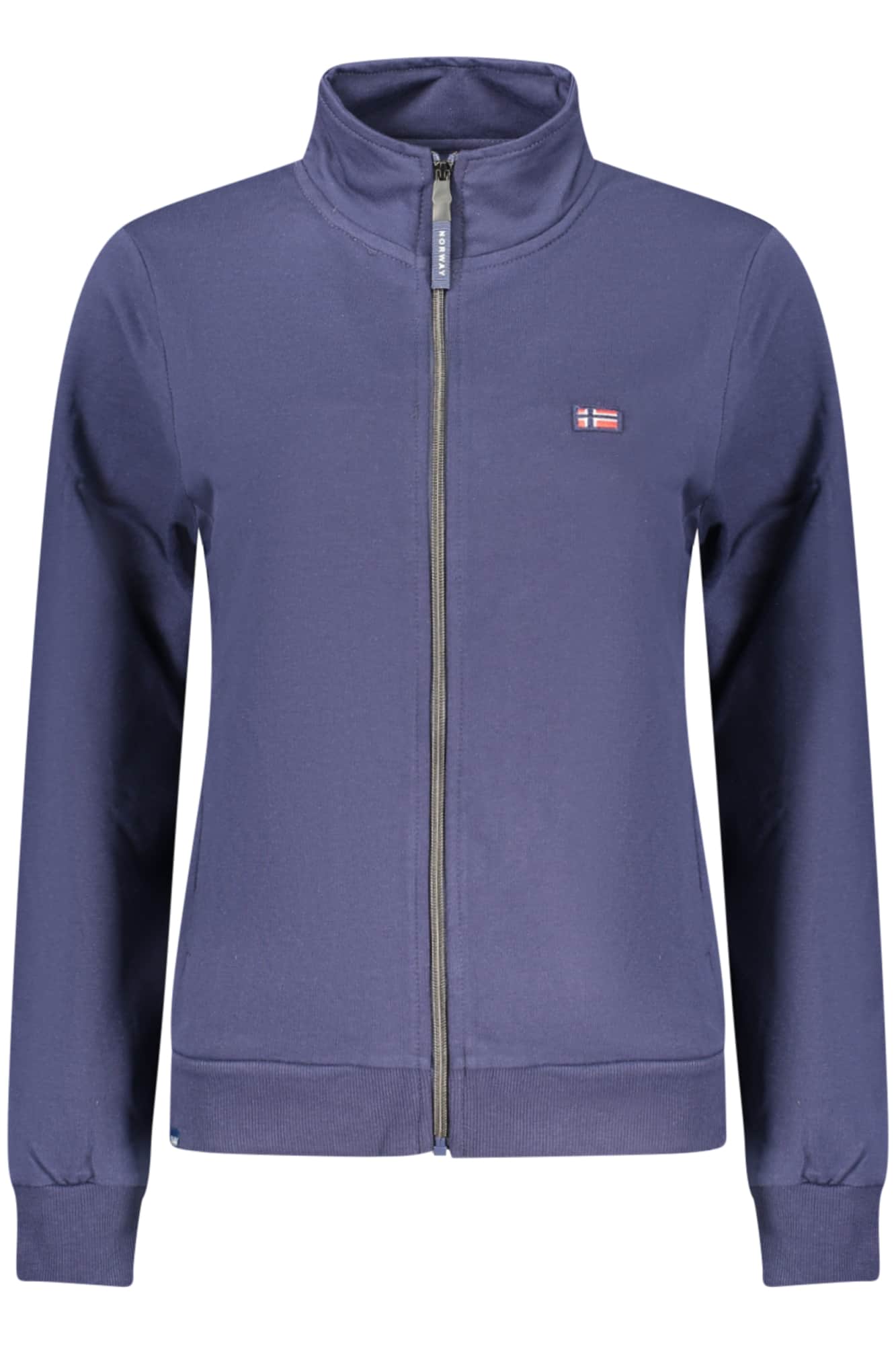 NORWAY 1963 WOMEN'S BLUE ZIP-UP SWEATSHIRT