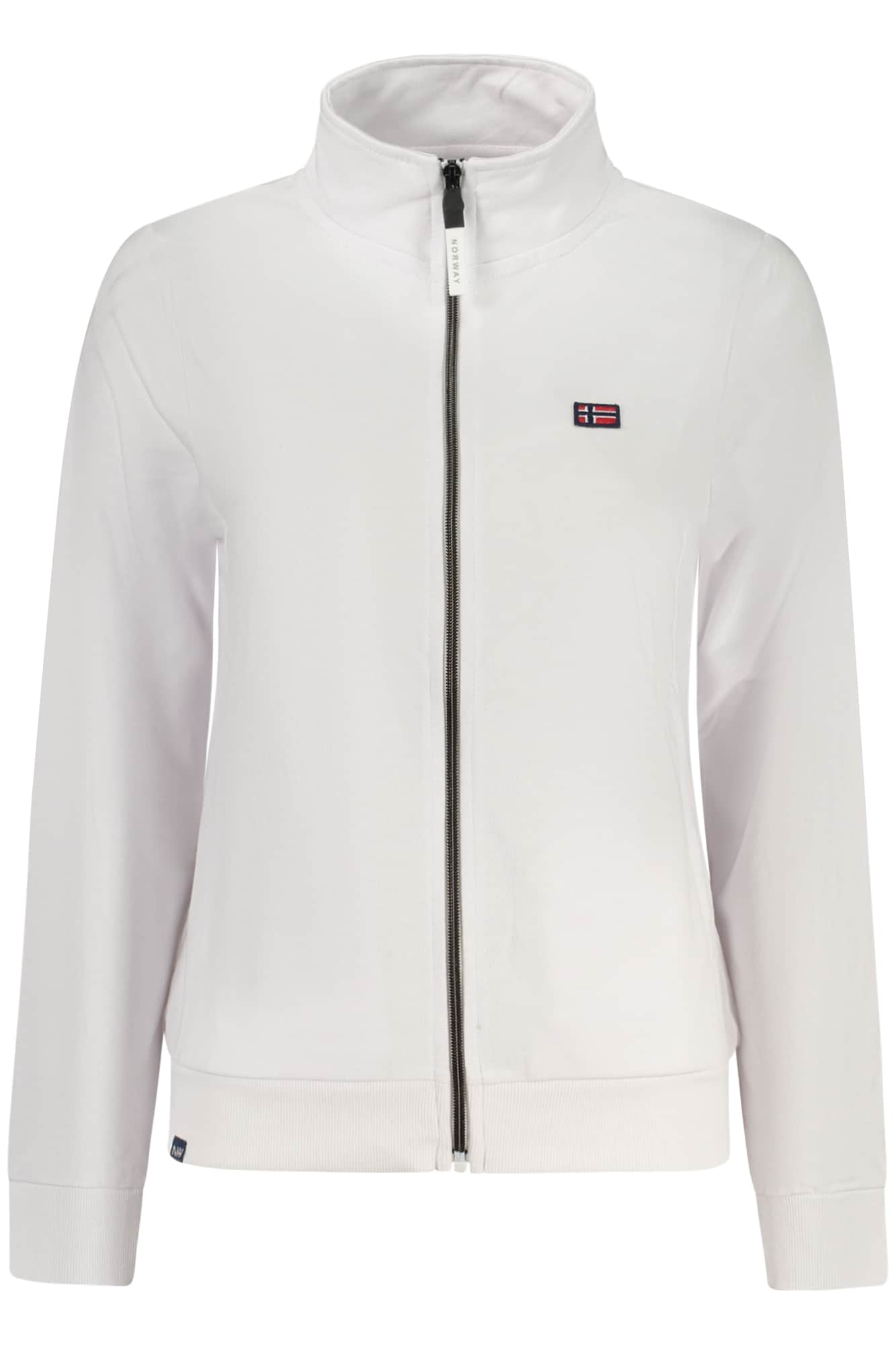 NORWAY 1963 WOMEN'S WHITE ZIP-UP SWEATSHIRT