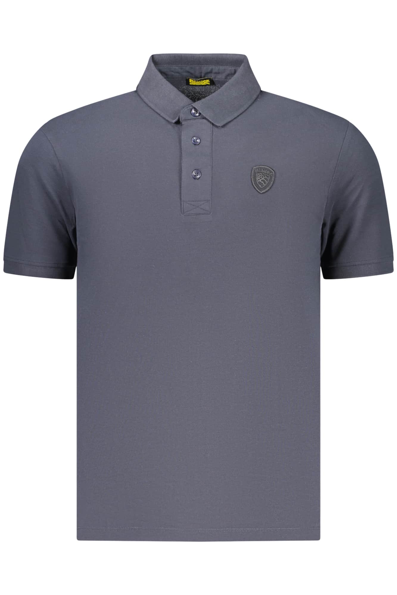 BLAUER APPAREL MEN'S SHORT-SLEEVE POLO SHIRT, BLUE