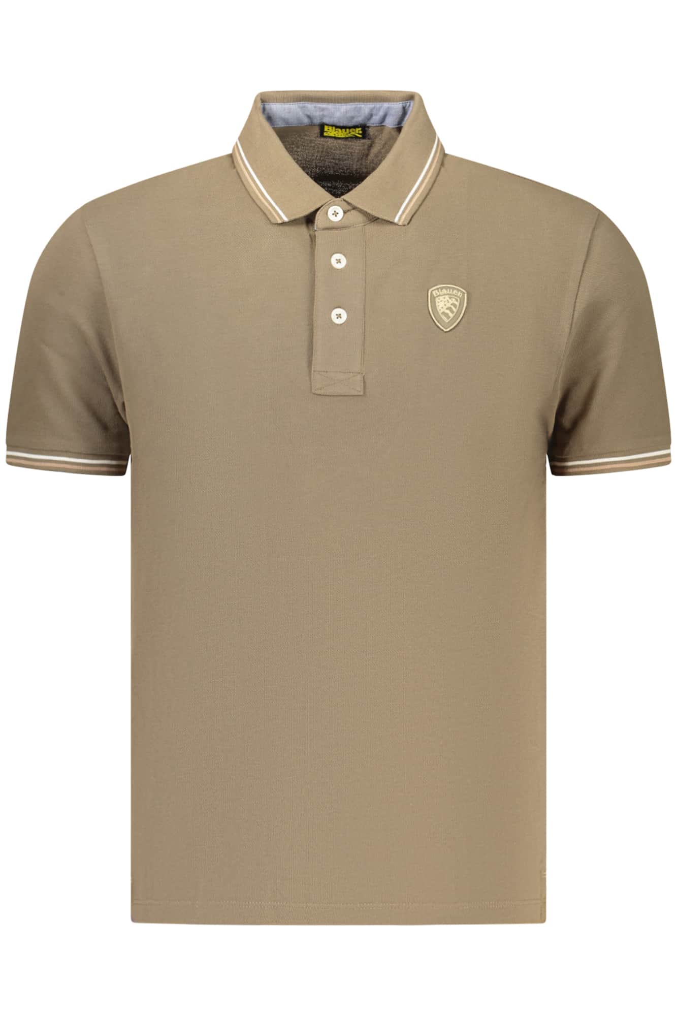 BLAUER APPAREL MEN'S SHORT-SLEEVED POLO SHIRT, GREEN