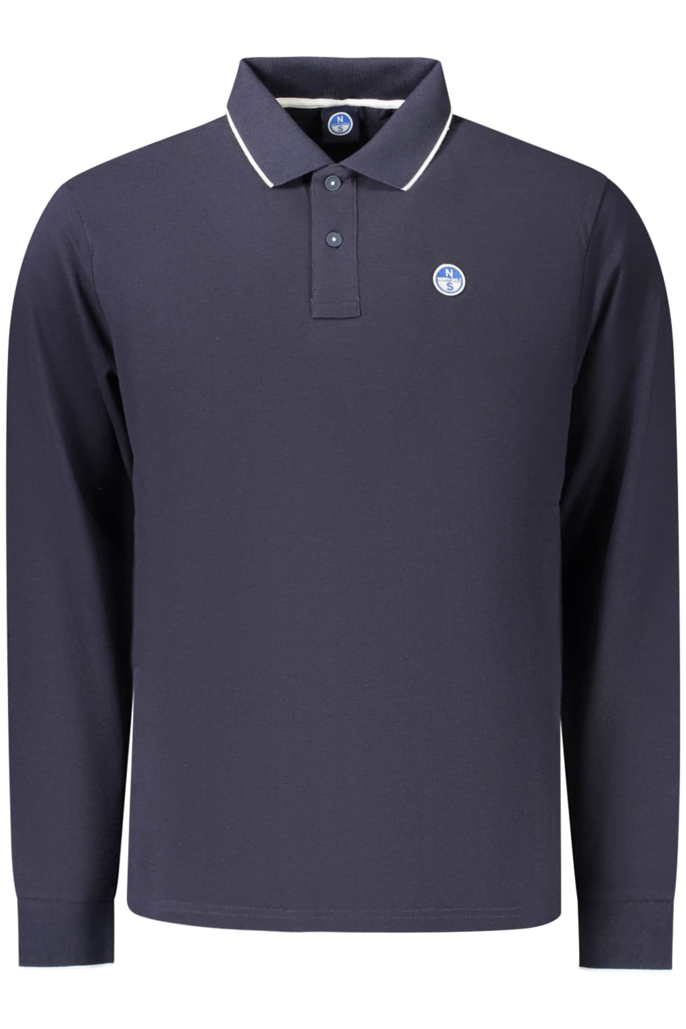 NORTH SAILS MEN'S LONG-SLEEVED POLO SHIRT, BLUE
