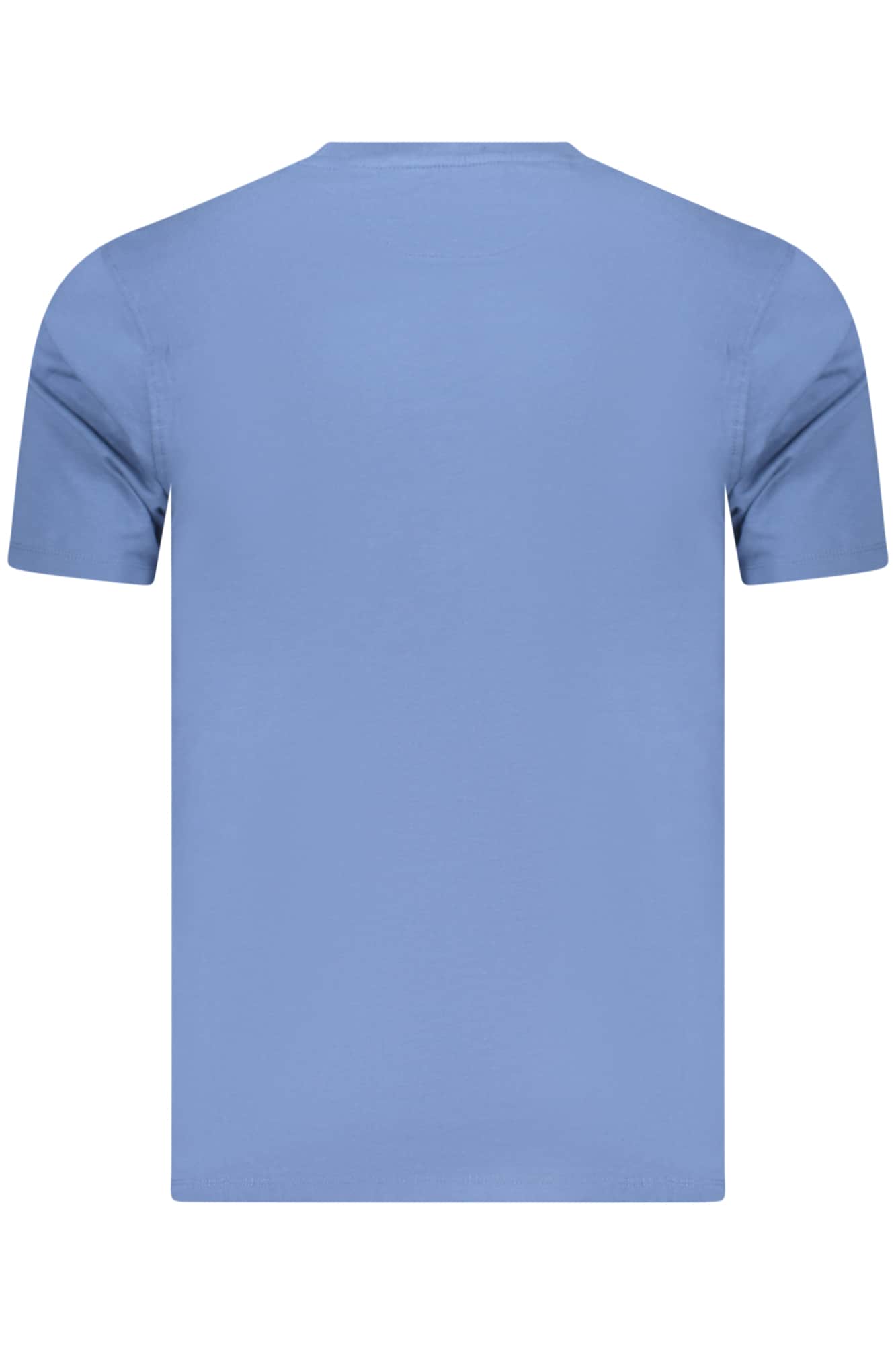 Marineblauw Heren Zwart Korte Mouw T-Shirt