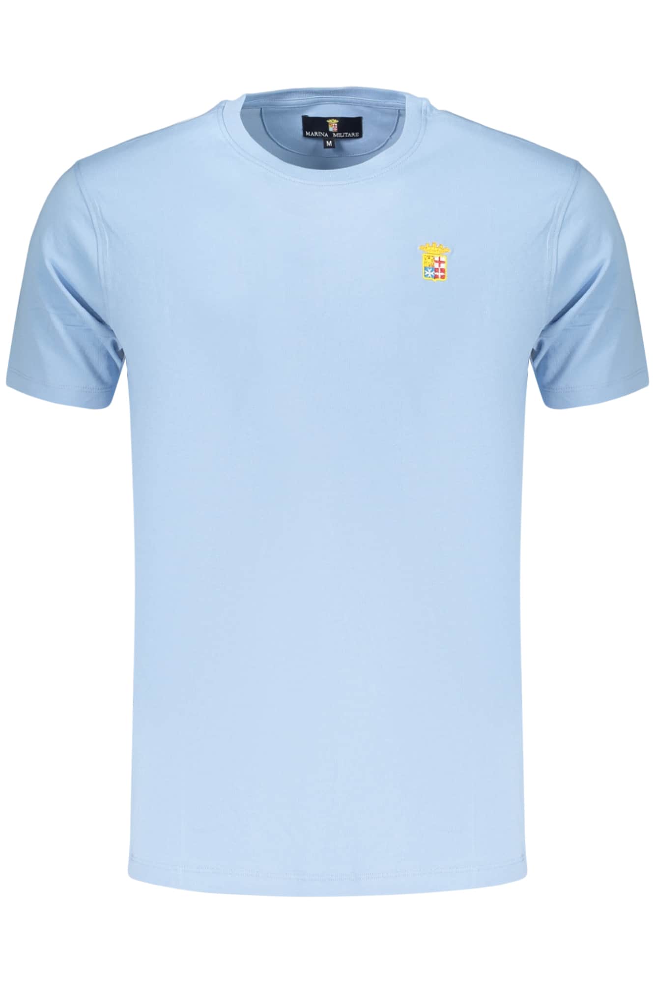 Marineblauw Heren Zwart Korte Mouw T-Shirt