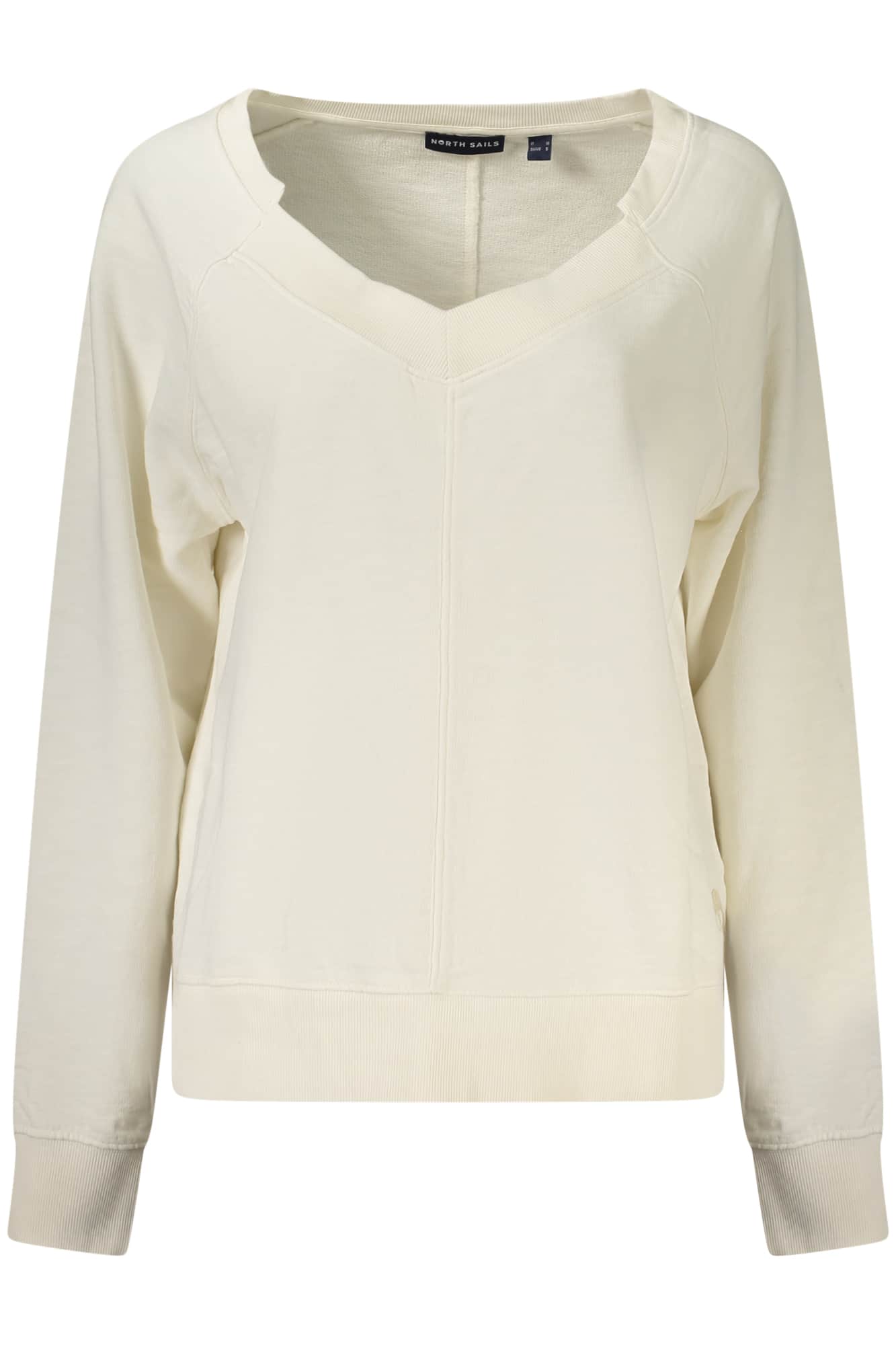 NORTH SAILS WOMEN'S ZIP-UP SWEATSHIRT WHITE