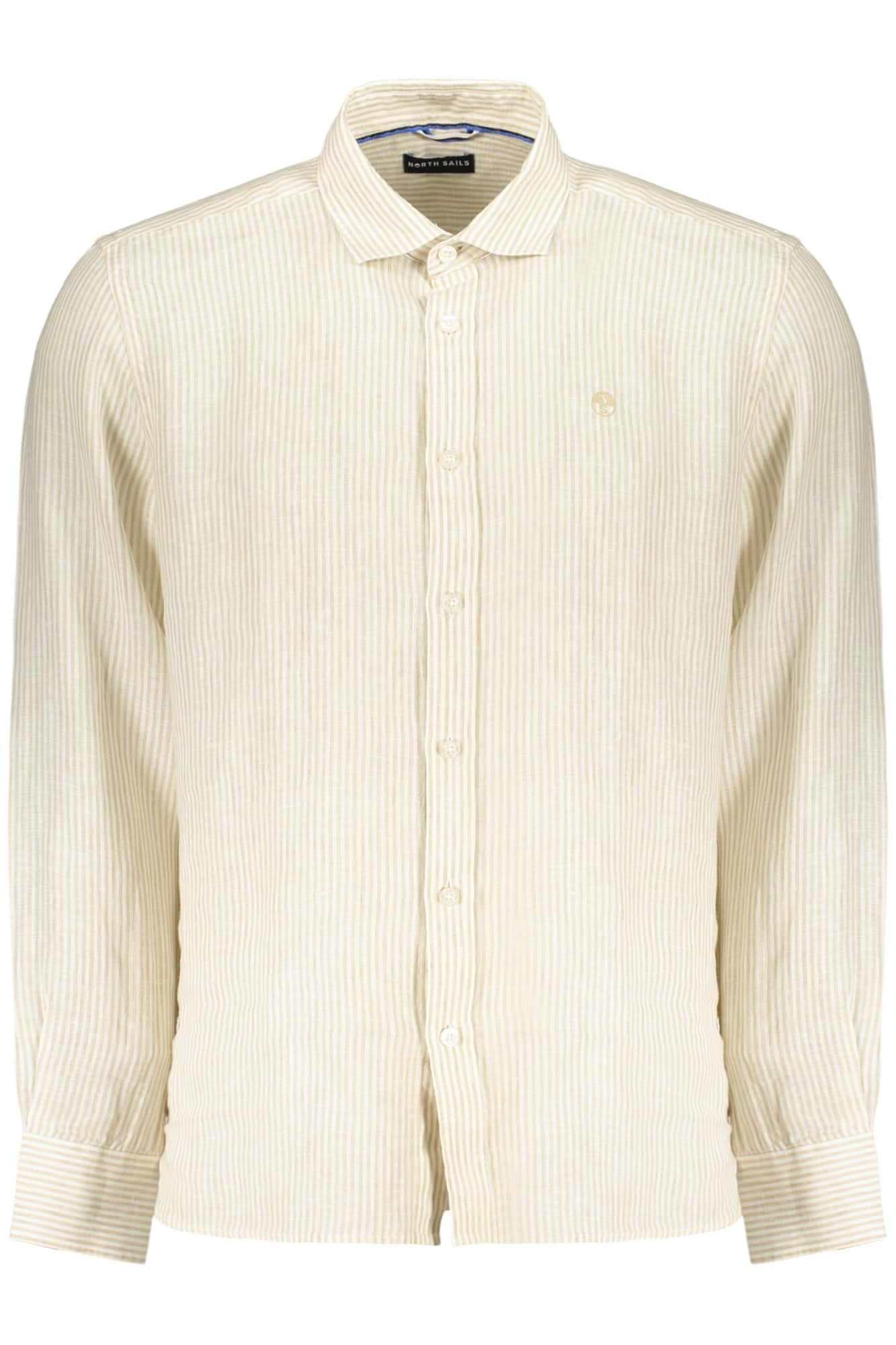 NORTH SAILS MEN'S LONG-SLEEVED SHIRT, BEIGE