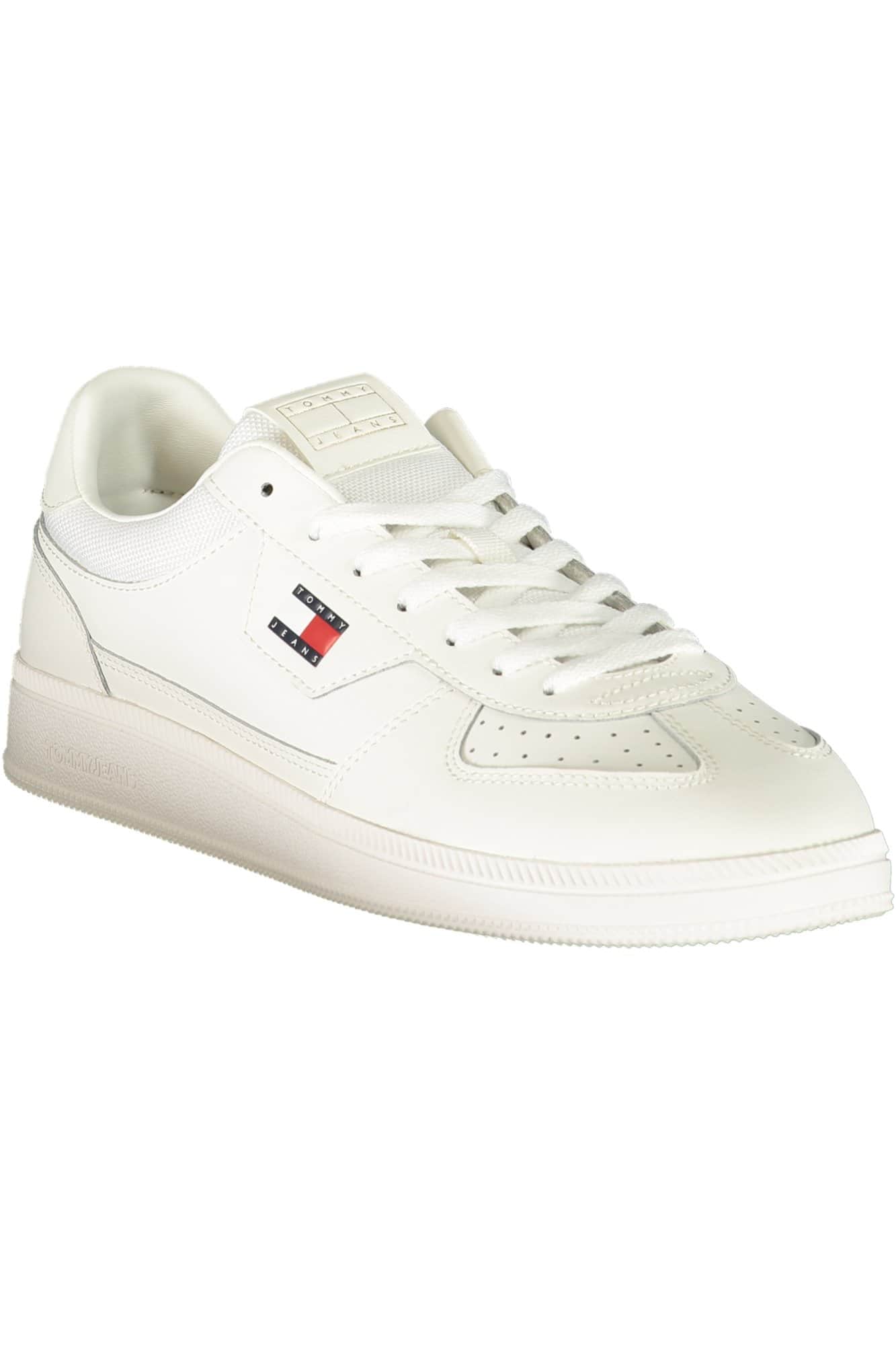 TOMMY HILFIGER MEN'S WHITE SPORTS SHOES