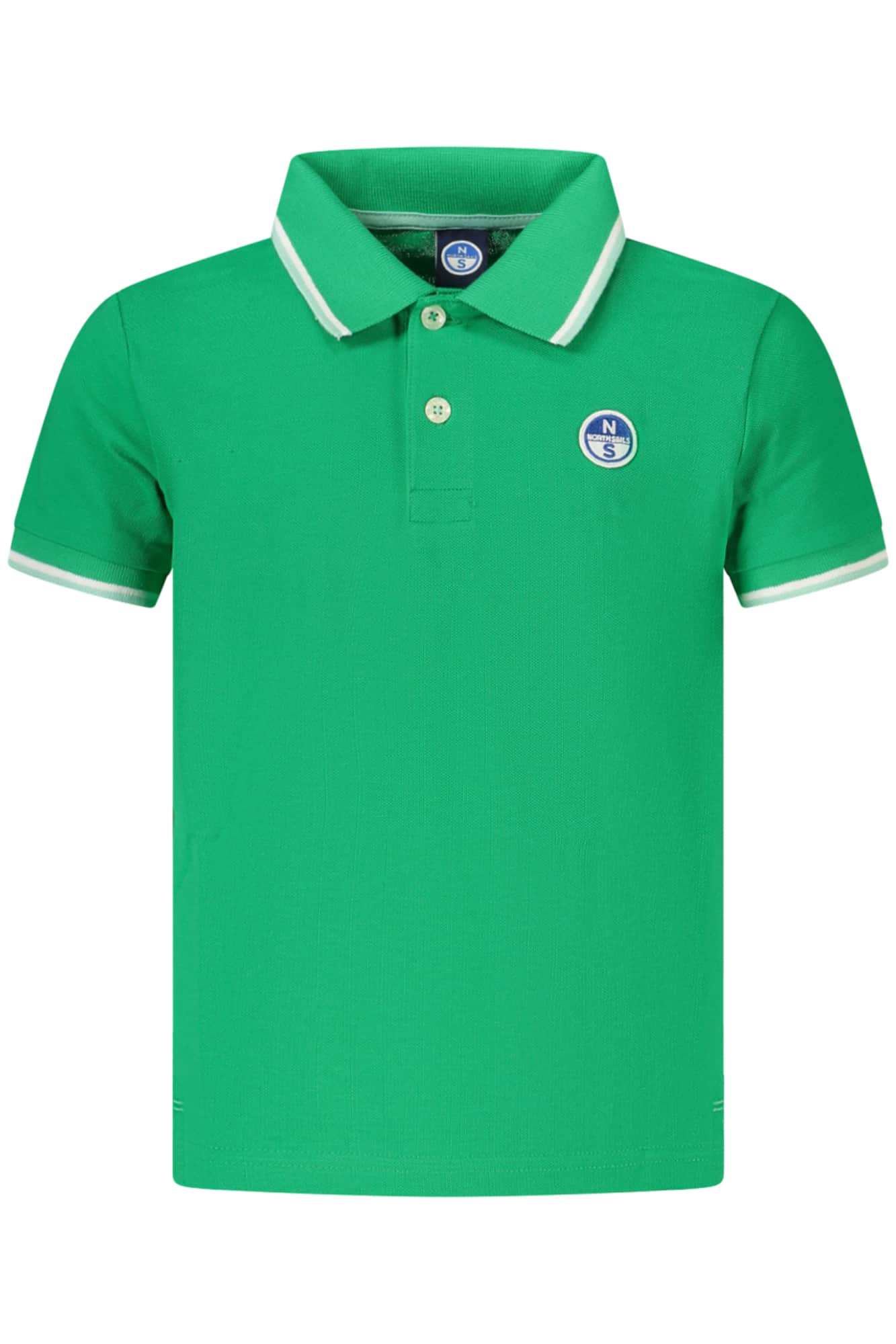 NORTH SAILS CHILDREN'S SHORT-SLEEVED POLO SHIRT, GREEN