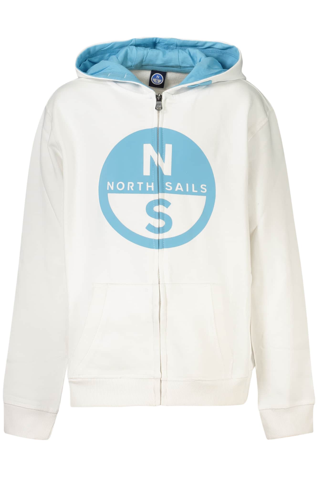 NORTH SAILS CHILDREN'S GREEN ZIP-UP SWEATSHIRT