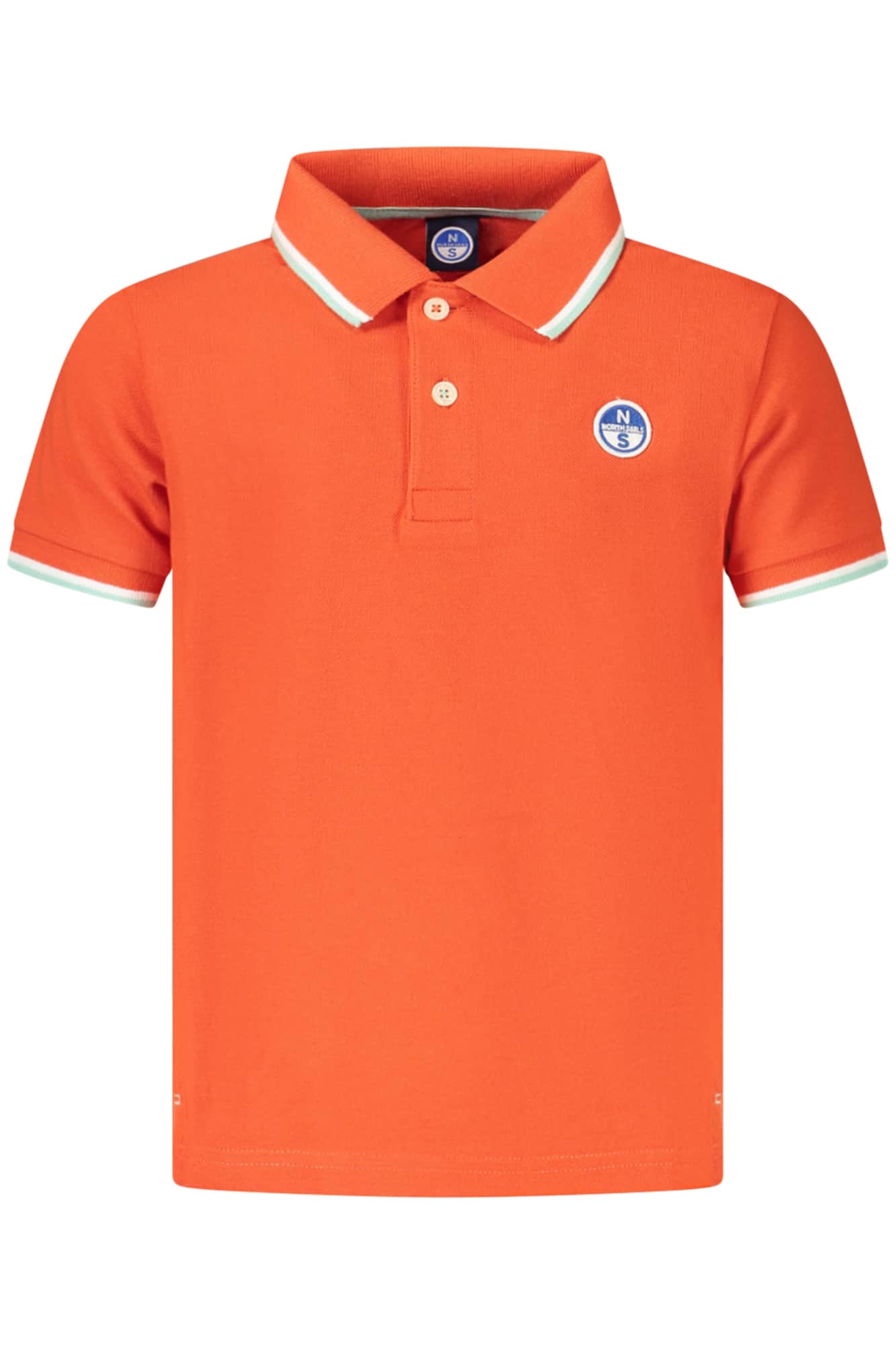 NORTH SAILS KIDS' SHORT-SLEEVE POLO SHIRT, ORANGE