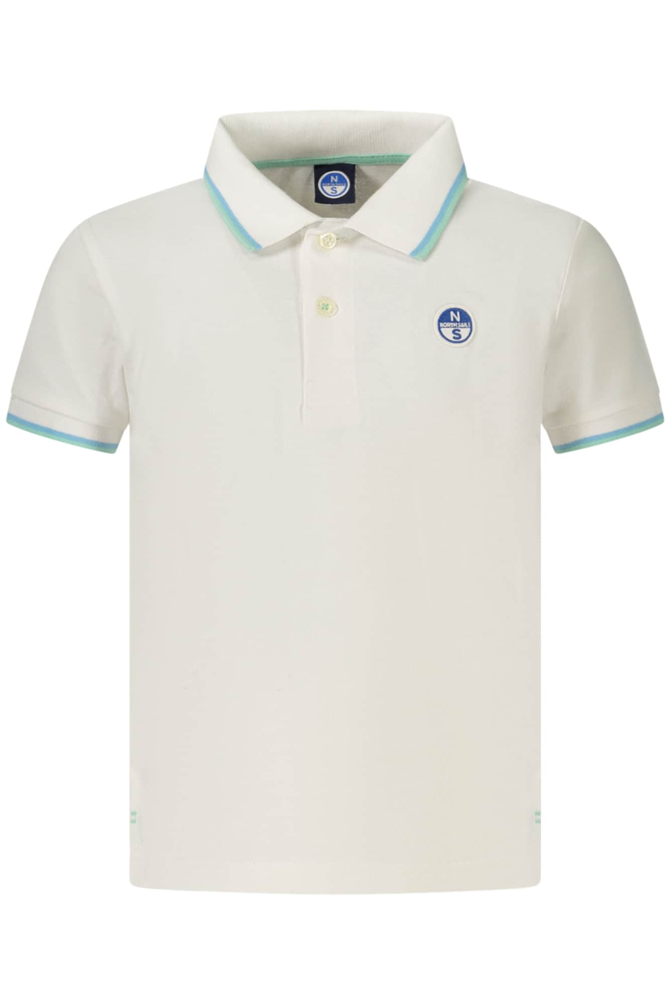 NORTH SAILS CHILDREN'S SHORT-SLEEVED POLO SHIRT, WHITE