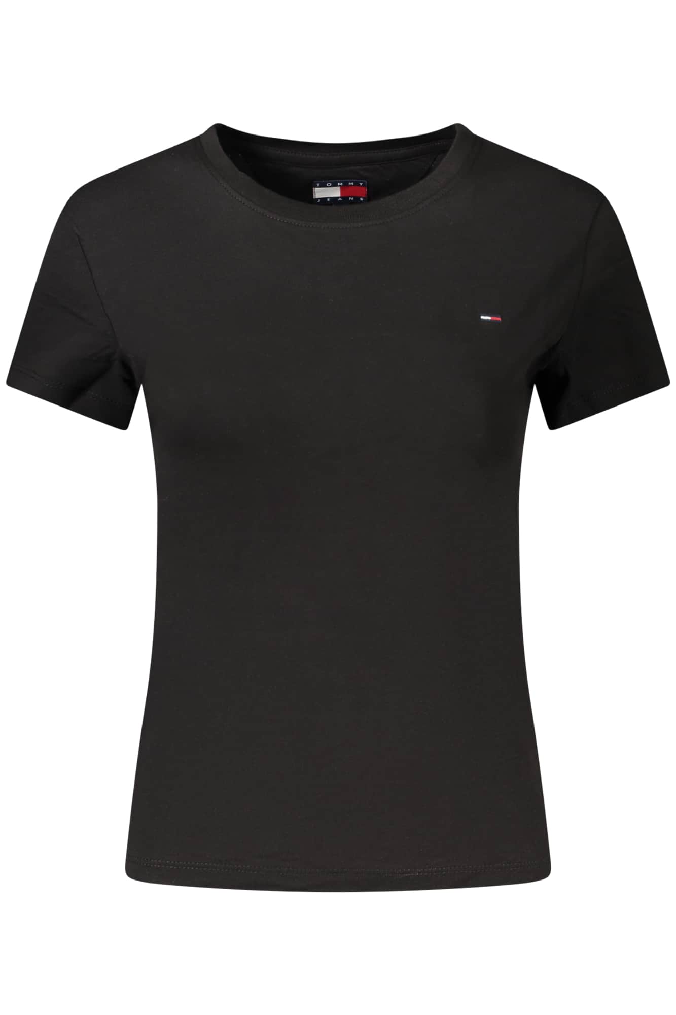 TOMMY HILFIGER WOMEN'S SHORT-SLEEVE T-SHIRT BLACK