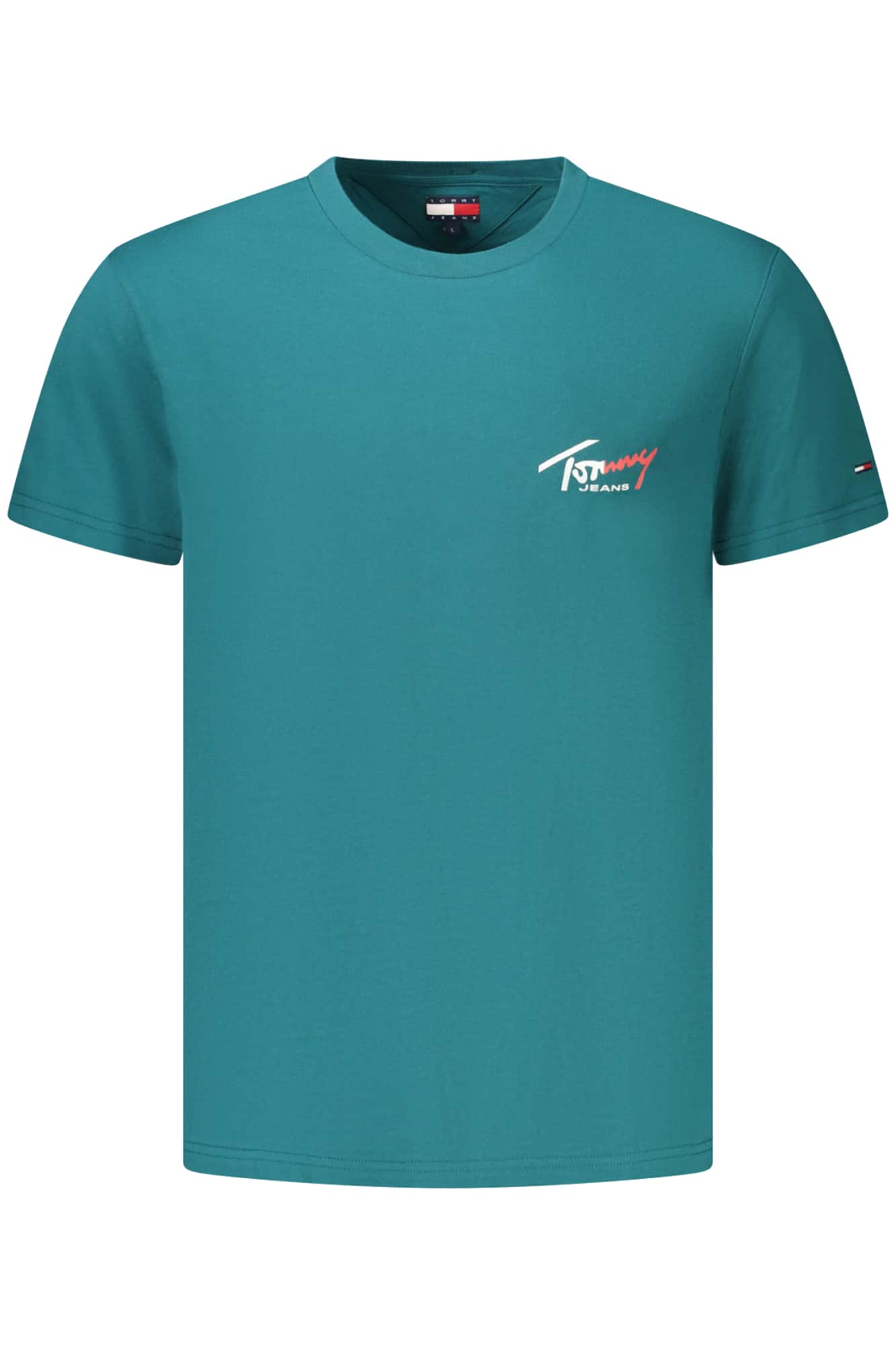 TOMMY HILFIGER MEN'S SHORT-SLEEVED T-SHIRT GREEN