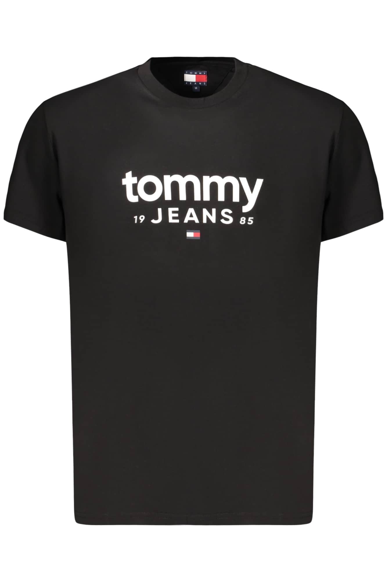 TOMMY HILFIGER MEN'S SHORT-SLEEVE T-SHIRT BLACK