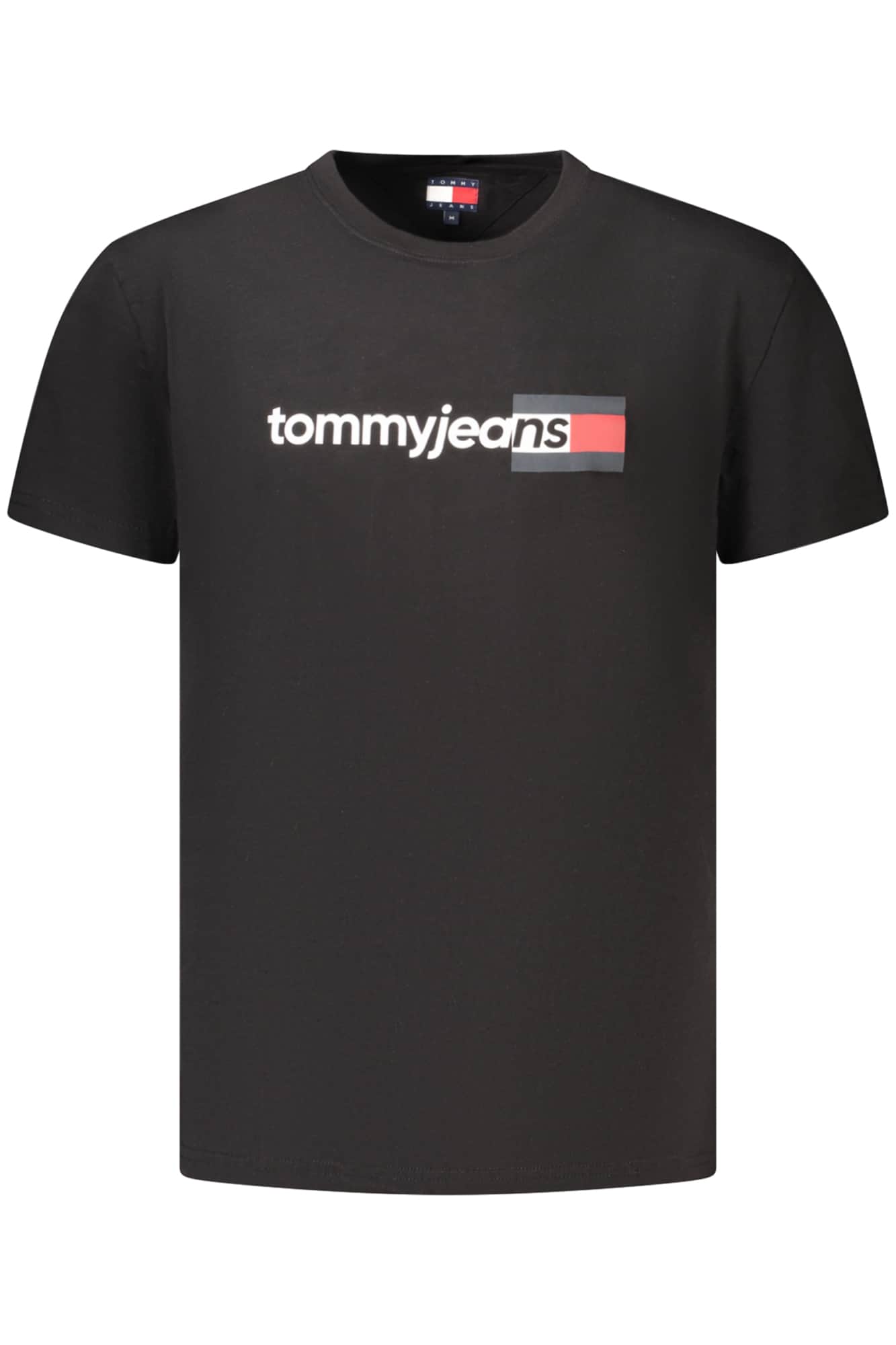 TOMMY HILFIGER MEN'S SHORT-SLEEVE T-SHIRT BLACK