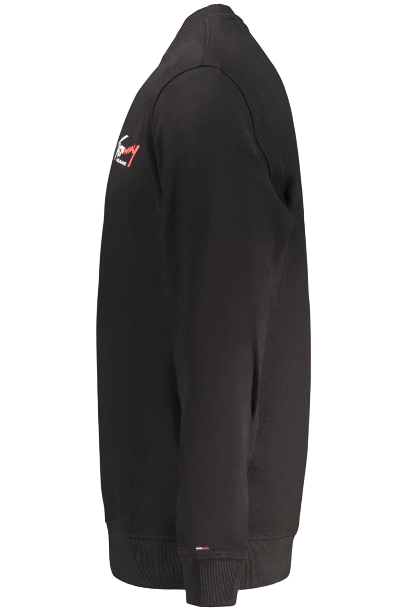 TOMMY HILFIGER MEN'S BLACK ZIP-UP SWEATSHIRT