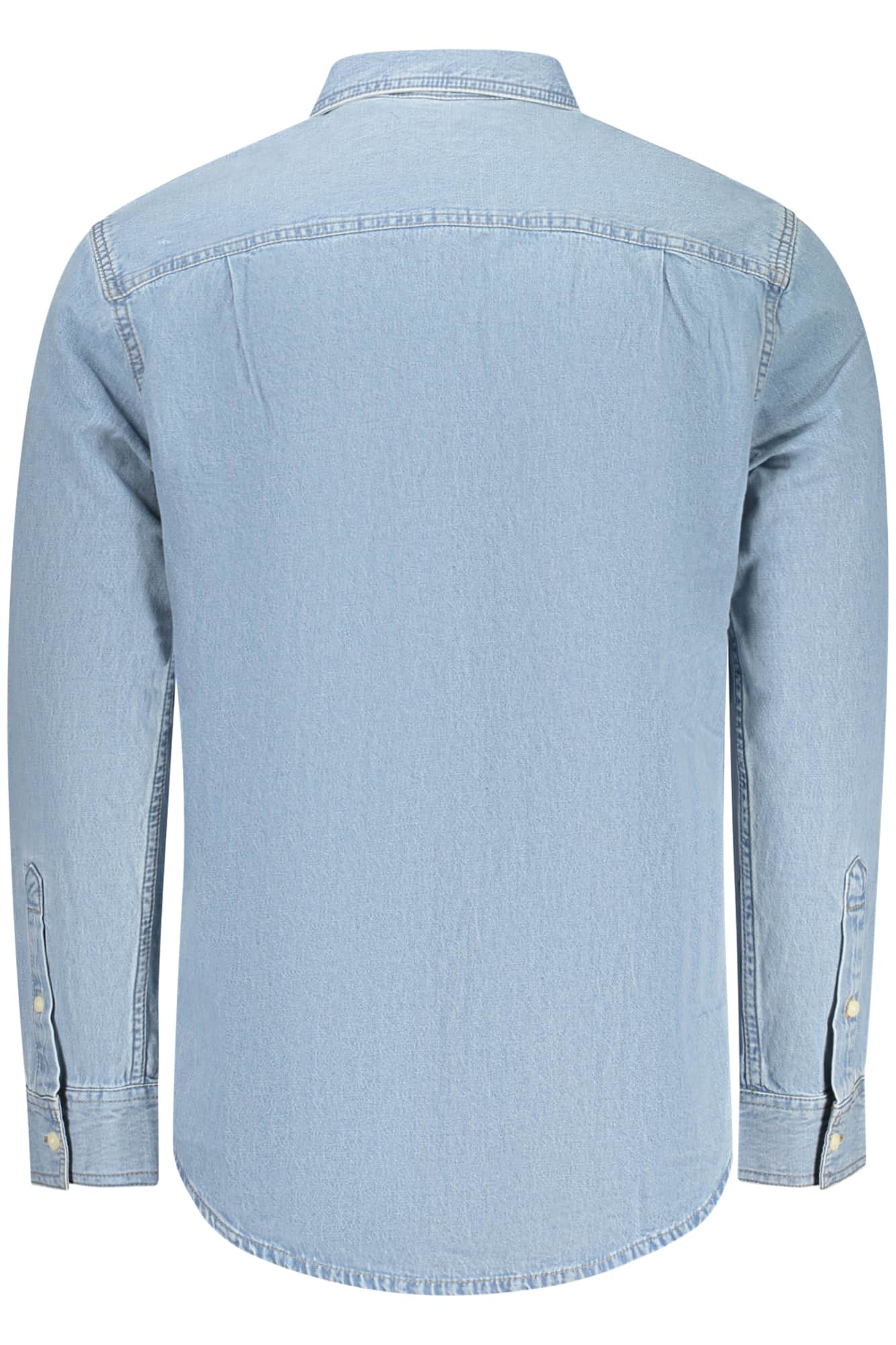 CALVIN KLEIN MEN'S LONG-SLEEVED SHIRT, BLUE