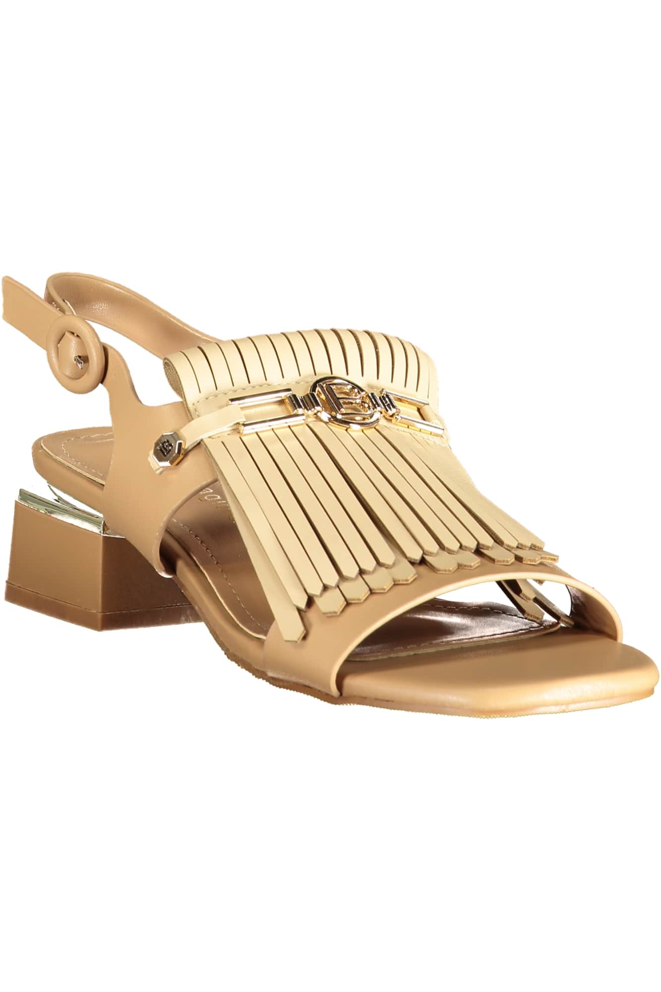 LAURA BIAGIOTTI WOMEN'S BLACK SANDALS