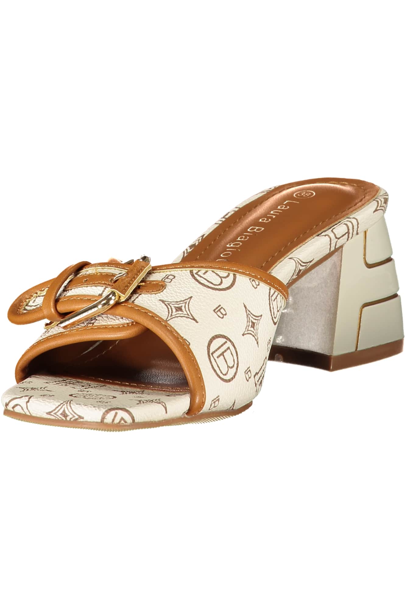 LAURA BIAGIOTTI WOMEN'S BROWN SANDALS